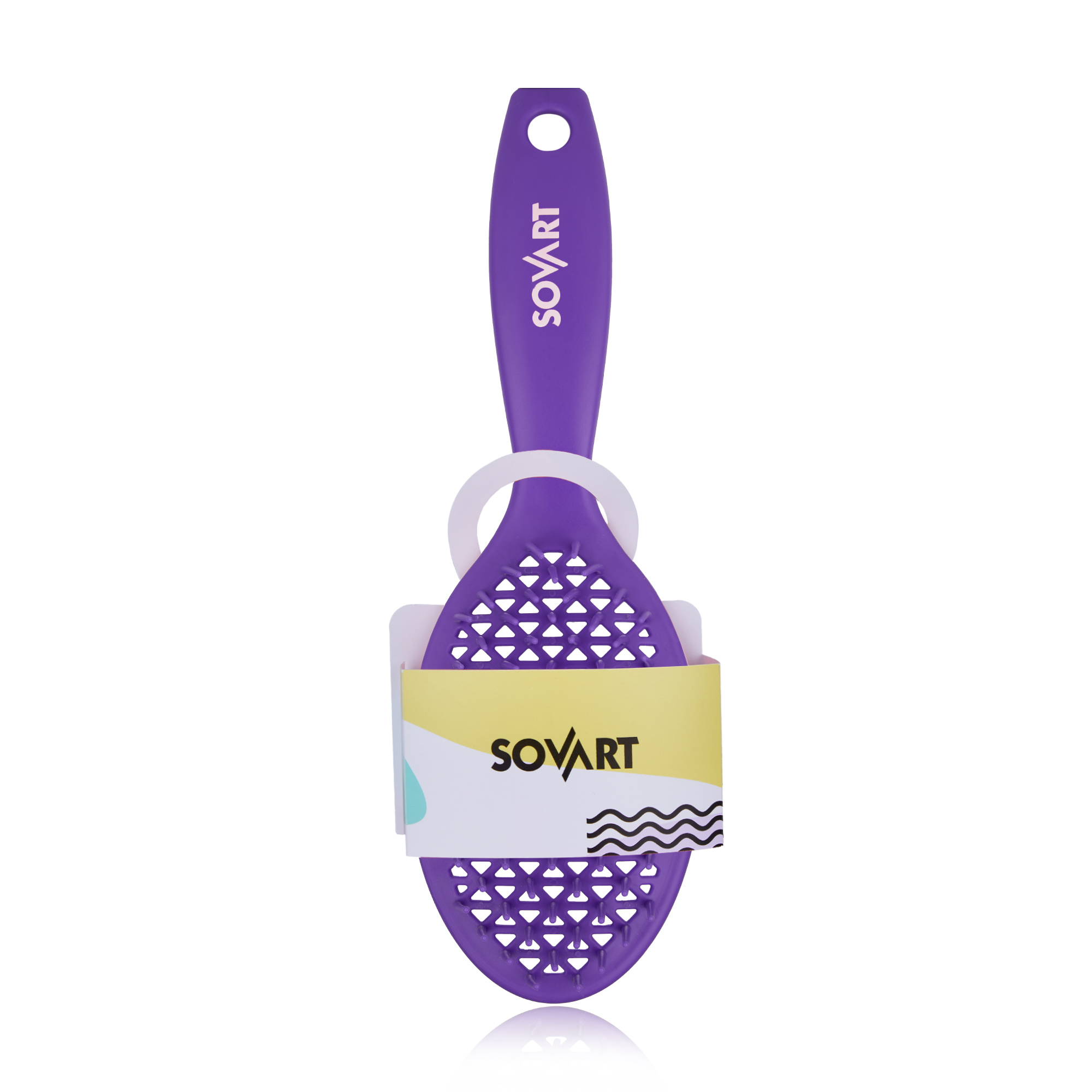 Щітка для сухого та вологого волосся Sovart продувна, фіолетова, 1 шт 
Щітка для сухого та вологого волосся Sovart продувна, фіолетова, 1 шт