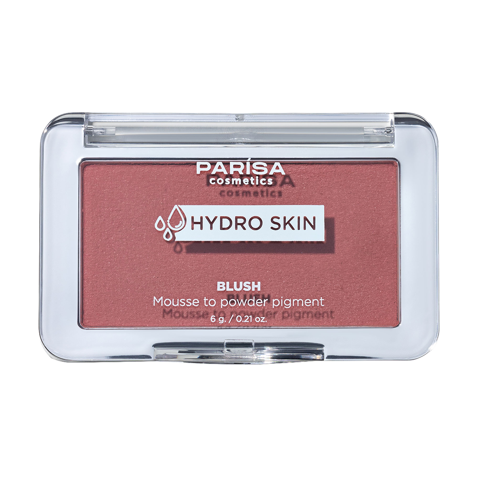 Рум'яна-мус для обличчя Parisa Cosmetics Hydro Skin Blush Mousse To Powder Pigment 01 Soft Rosey, 6 г
Рум'яна-мус для обличчя Parisa Cosmetics Hydro Skin Blush Mousse To Powder Pigment 01 Soft Rosey, 6 г