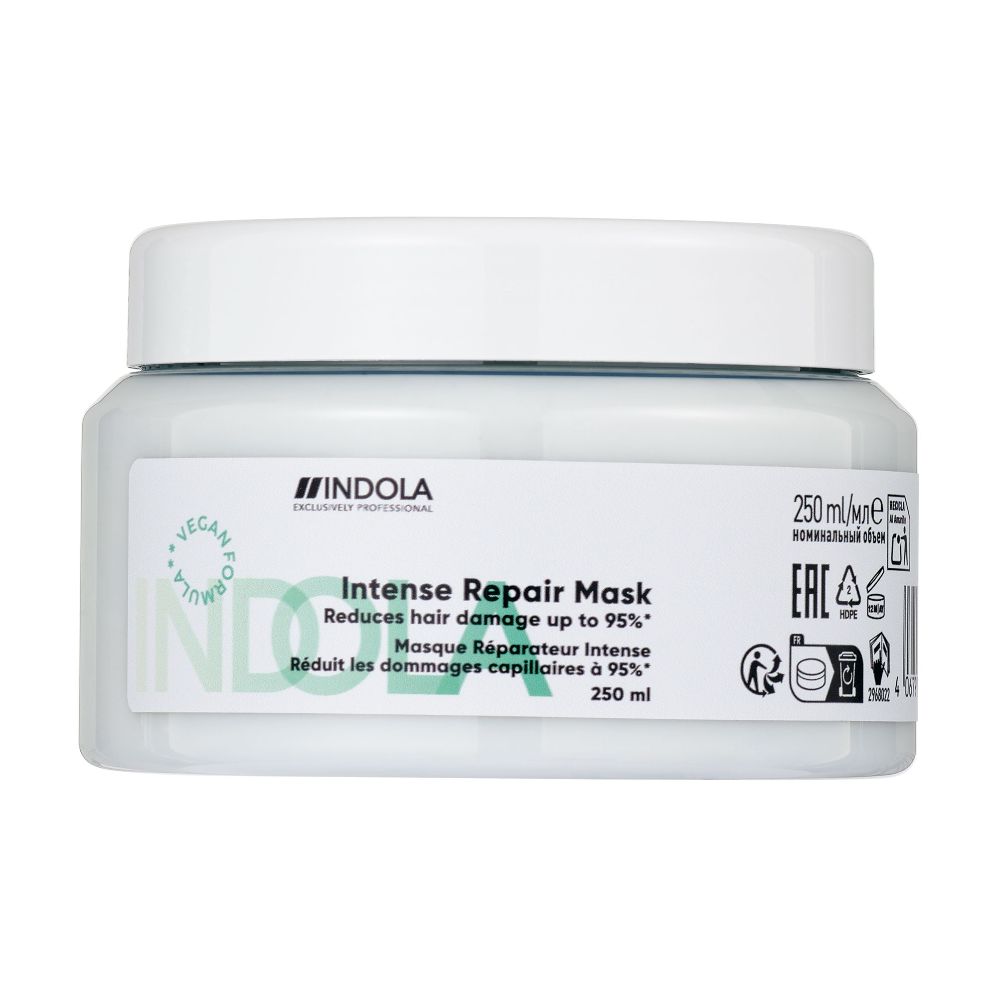 Інтенсивна відновлювальна маска для волосся Indola Intense Repair Mask, 250 мл
Інтенсивна відновлювальна маска для волосся Indola Intense Repair Mask, 250 мл