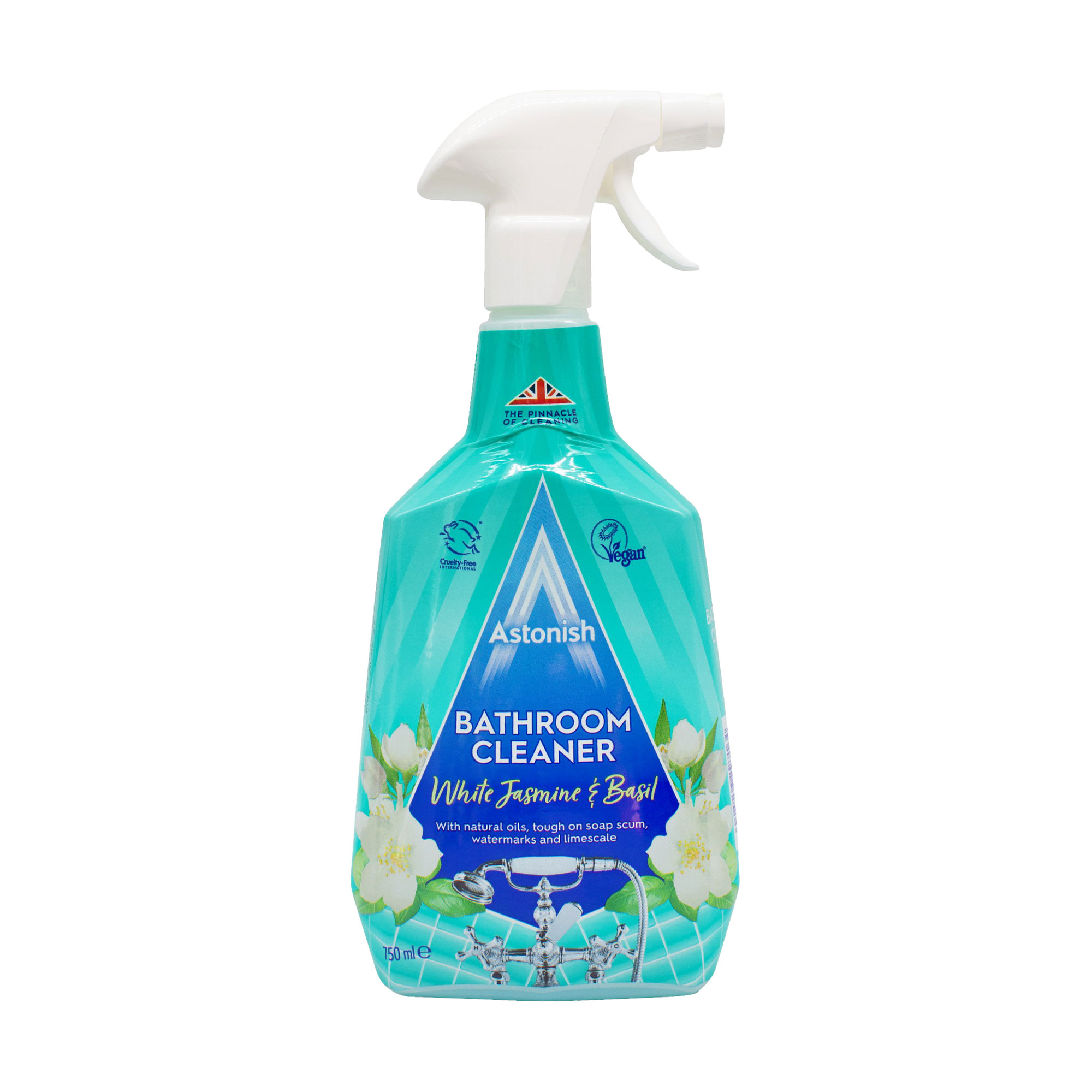 Уцінка! Універсальний очищувач для ванної кімнати Astonish Bathroom Cleaner Жасмин та базилік, 750 мл
Уцінка! Універсальний очищувач для ванної кімнати Astonish Bathroom Cleaner Жасмин та базилік, 750 мл