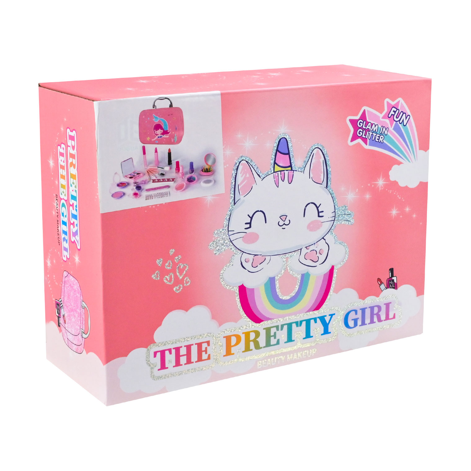 Дитячий набір косметики Shantou Jinxing The Pretty Girl валіза у коробці, 25 елементів, від 3 років, 21.3*15.6*15.8 см (2605B-JY2405)
Дитячий набір косметики Shantou Jinxing The Pretty Girl валіза у коробці, 25 елементів, від 3 років, 21.3*15.6*15.8 см (2605B-JY2405)