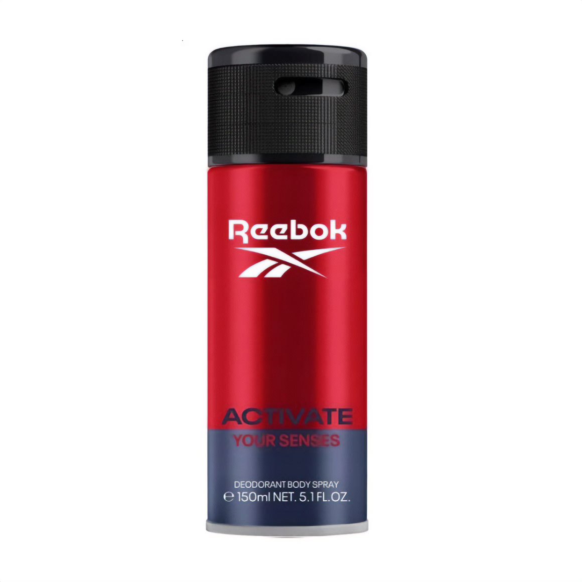 Парфумований дезодорант-спрей Reebok Activate Your Senses Men Deodorant Body Spray чоловічий, 150 мл
Парфумований дезодорант-спрей Reebok Activate Your Senses Men Deodorant Body Spray чоловічий, 150 мл