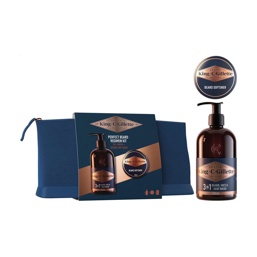 Уцінка! Подарунковий набір чоловічий Gillette King C Perfect Beard Regimen Kit (шампунь для бороди, 350 мл + бальзам для бороди, 100 мл + косметичка)
Уцінка! Подарунковий набір чоловічий Gillette King C Perfect Beard Regimen Kit (шампунь для бороди, 350 мл + бальзам для бороди, 100 мл + косметичка)