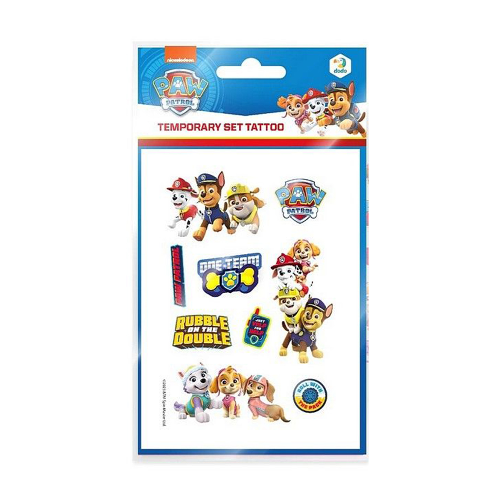 Набір дитячих тимчасових татуювань DoDo Paw Patrol, 4 аркуша, від 3 років, 20*11.5 см (200435)
Набір дитячих тимчасових татуювань DoDo Paw Patrol, 4 аркуша, від 3 років, 20*11.5 см (200435)
