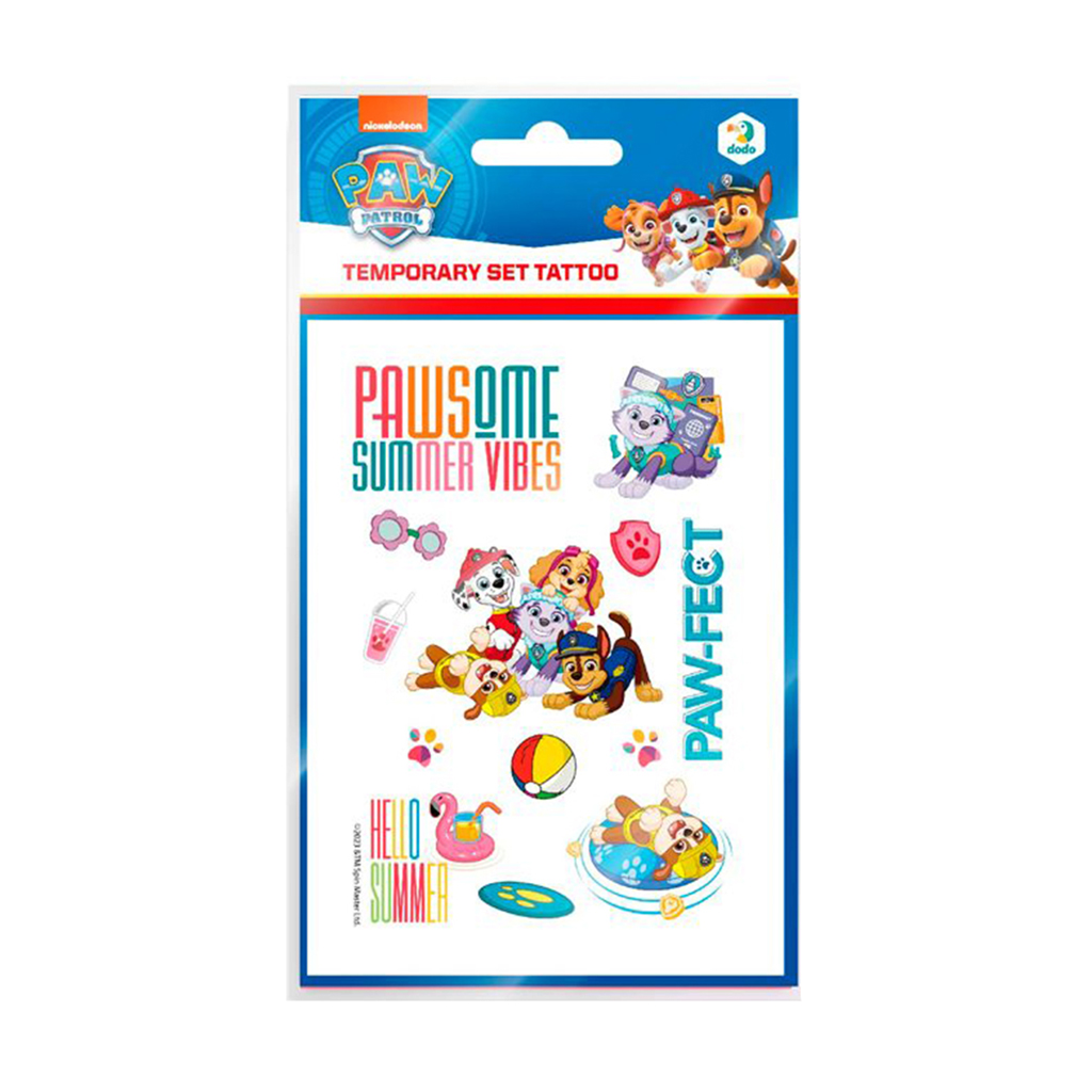 Набір дитячих тимчасових татуювань DoDo Paw Patrol, 4 аркуша, від 3 років, 20*11.5 см (200436)
Набір дитячих тимчасових татуювань DoDo Paw Patrol, 4 аркуша, від 3 років, 20*11.5 см (200436)