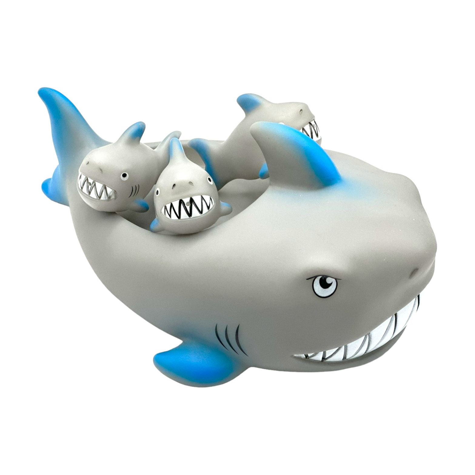 Набір для купання Bibi Toys Акула, від 3 років (іграшка 21*14*8 см, 1 шт + іграшка 7*3.5*4 см, 3 шт) (760882BT)
Набір для купання Bibi Toys Акула, від 3 років (іграшка 21*14*8 см, 1 шт + іграшка 7*3.5*4 см, 3 шт) (760882BT)