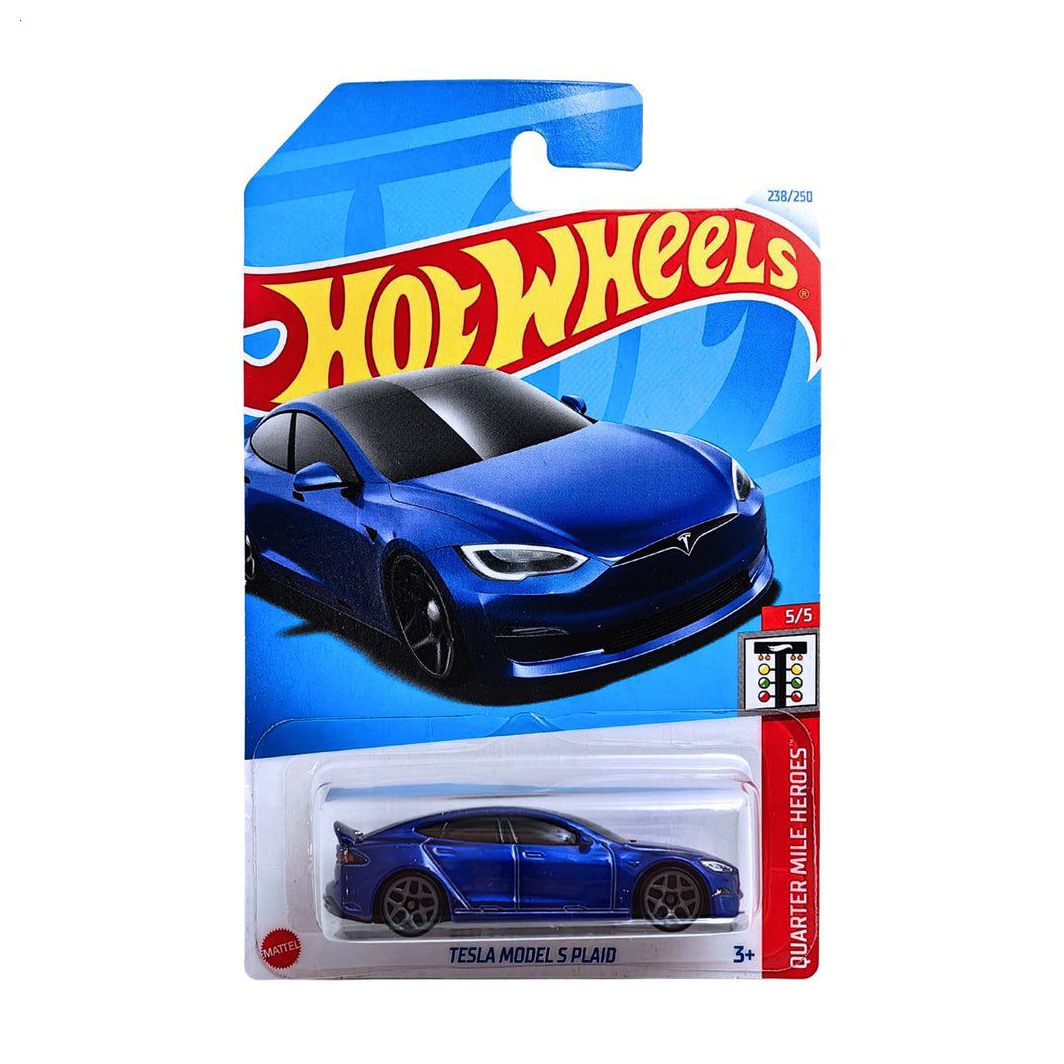 Базовий автомобіль Hot Wheels Tesla Model S Plaid, синій, від 3 років, 11*3.5*11 см (5785)
Базовий автомобіль Hot Wheels Tesla Model S Plaid, синій, від 3 років, 11*3.5*11 см (5785)