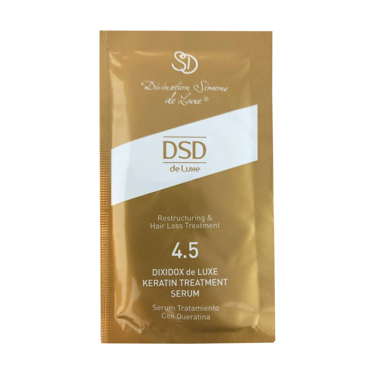 Відновлювальна сироватка для волосся DSD de Luxe 4.5 Keratin Treatment Serum з кератином, 10 мл
Відновлювальна сироватка для волосся DSD de Luxe 4.5 Keratin Treatment Serum з кератином, 10 мл