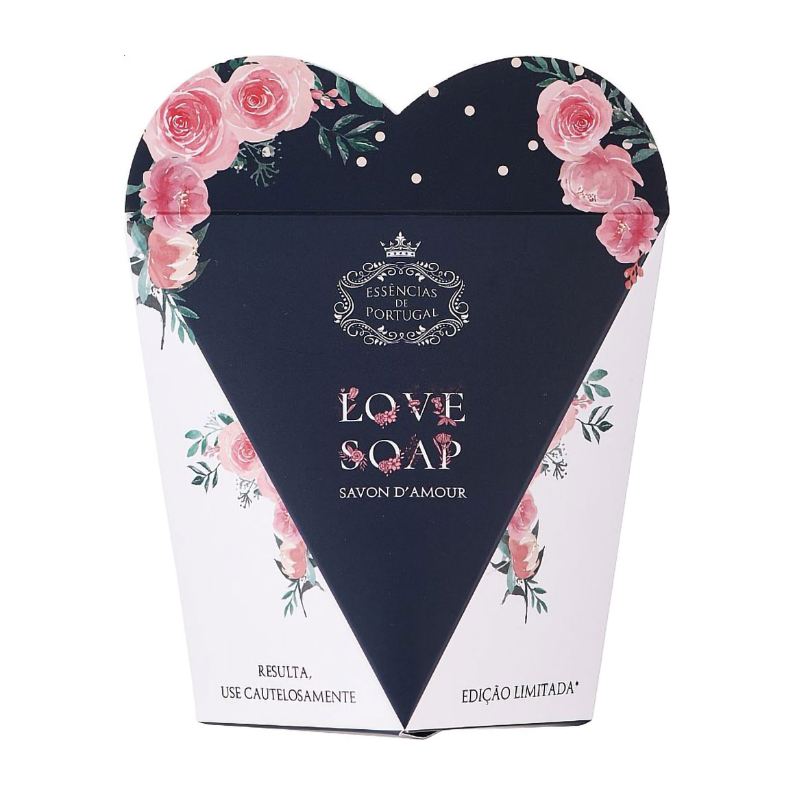 Натуральне мило Essencias De Portugal Love Soap Inside Of Limited Rose Edition Серце, у подарунковій коробці, 150 г
Натуральне мило Essencias De Portugal Love Soap Inside Of Limited Rose Edition Серце, у подарунковій коробці, 150 г