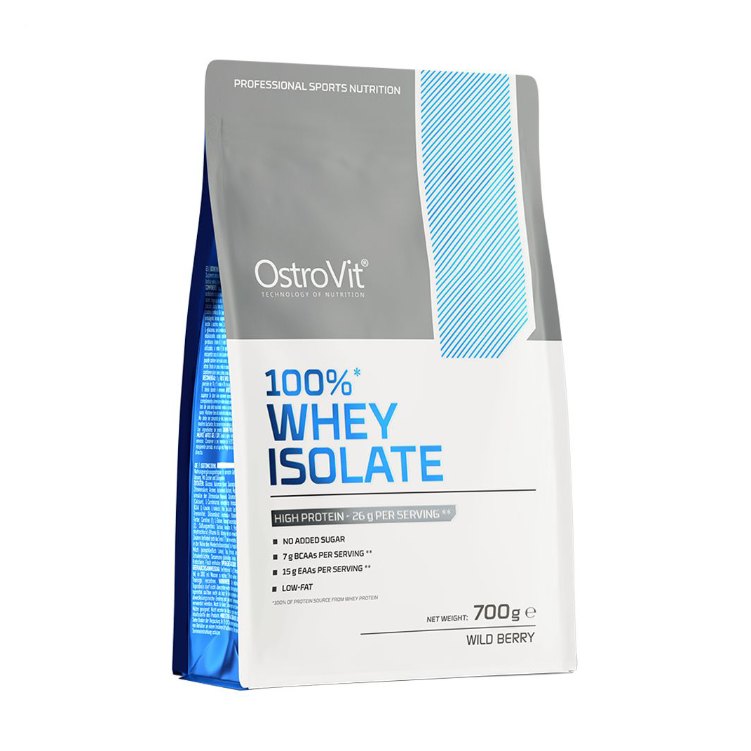 Протеїн OstroVit 100% Whey Isolate зі смаком ягід, в порошку, 700 г
Протеїн OstroVit 100% Whey Isolate зі смаком ягід, в порошку, 700 г