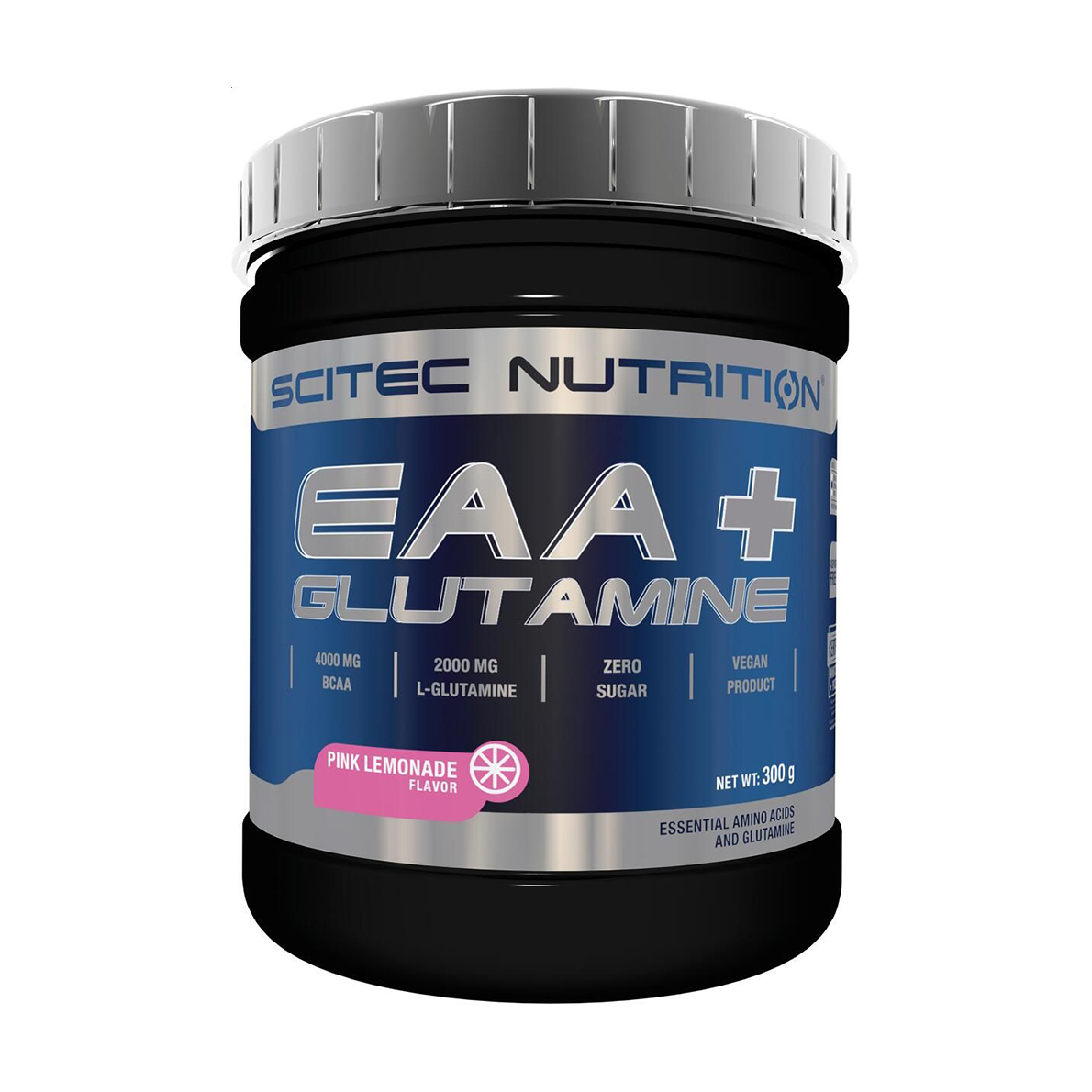 Амінокислоти Scitec Nutrition EAA + Glutamine Рожевий лимонад, в порошку, 300 г
Амінокислоти Scitec Nutrition EAA + Glutamine Рожевий лимонад, в порошку, 300 г