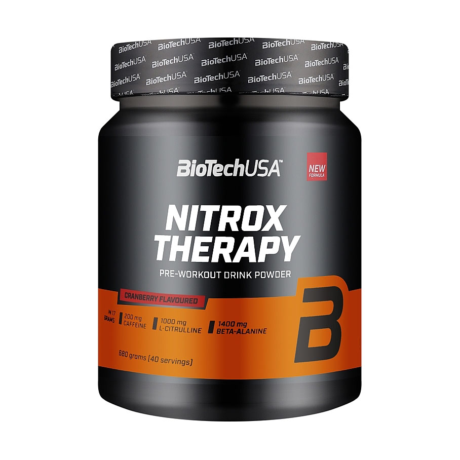 Передтренувальний комплекс BioTechUSA Nitrox Therapy Журавлина, в порошку, 680 г
Передтренувальний комплекс BioTechUSA Nitrox Therapy Журавлина, в порошку, 680 г