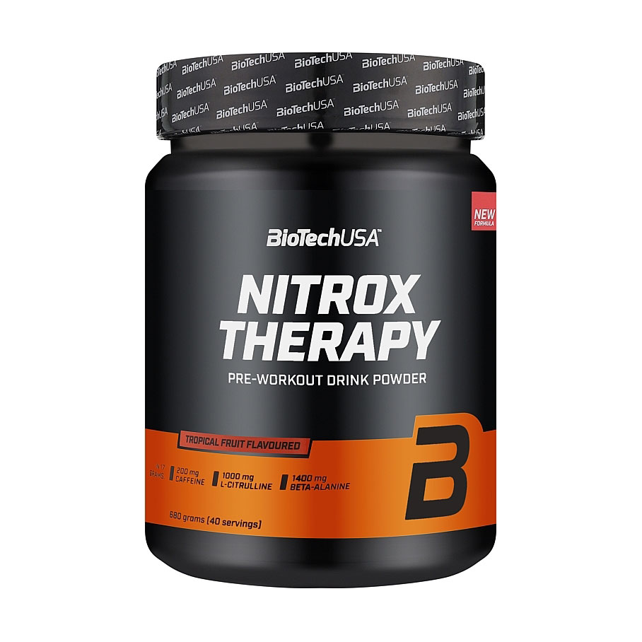 Передтренувальний комплекс BioTech USA Nitrox Therapy Тропічні фрукти, в порошку, 680 г
Передтренувальний комплекс BioTech USA Nitrox Therapy Тропічні фрукти, в порошку, 680 г