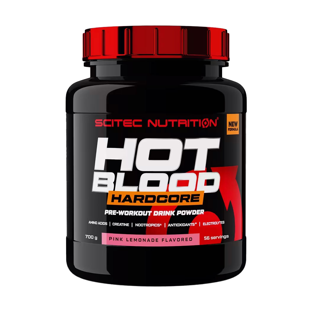Передтренувальний комплекс Scitec Nutrition Hot Blood Hardcore Рожевий лимонад, в порошку, 700 г
Передтренувальний комплекс Scitec Nutrition Hot Blood Hardcore Рожевий лимонад, в порошку, 700 г