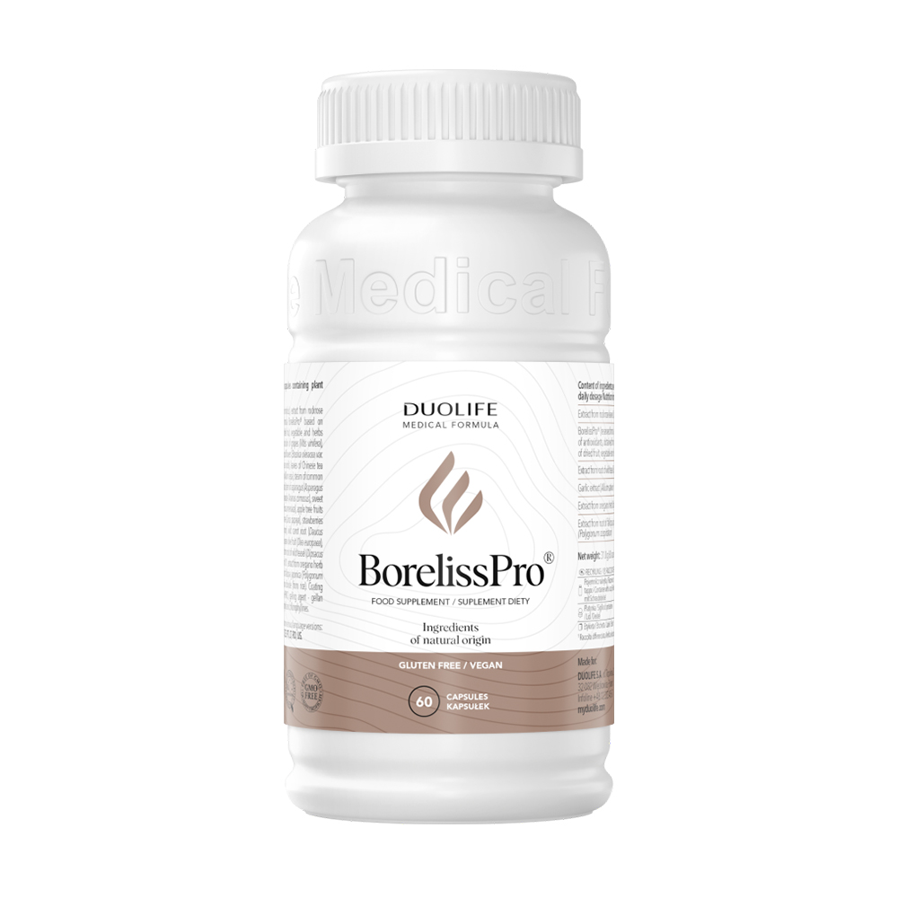 Комплекс для пом'якшення наслідків укусів кліщів DuoLife BorelissPro, 60 капсул
Комплекс для пом'якшення наслідків укусів кліщів DuoLife BorelissPro, 60 капсул