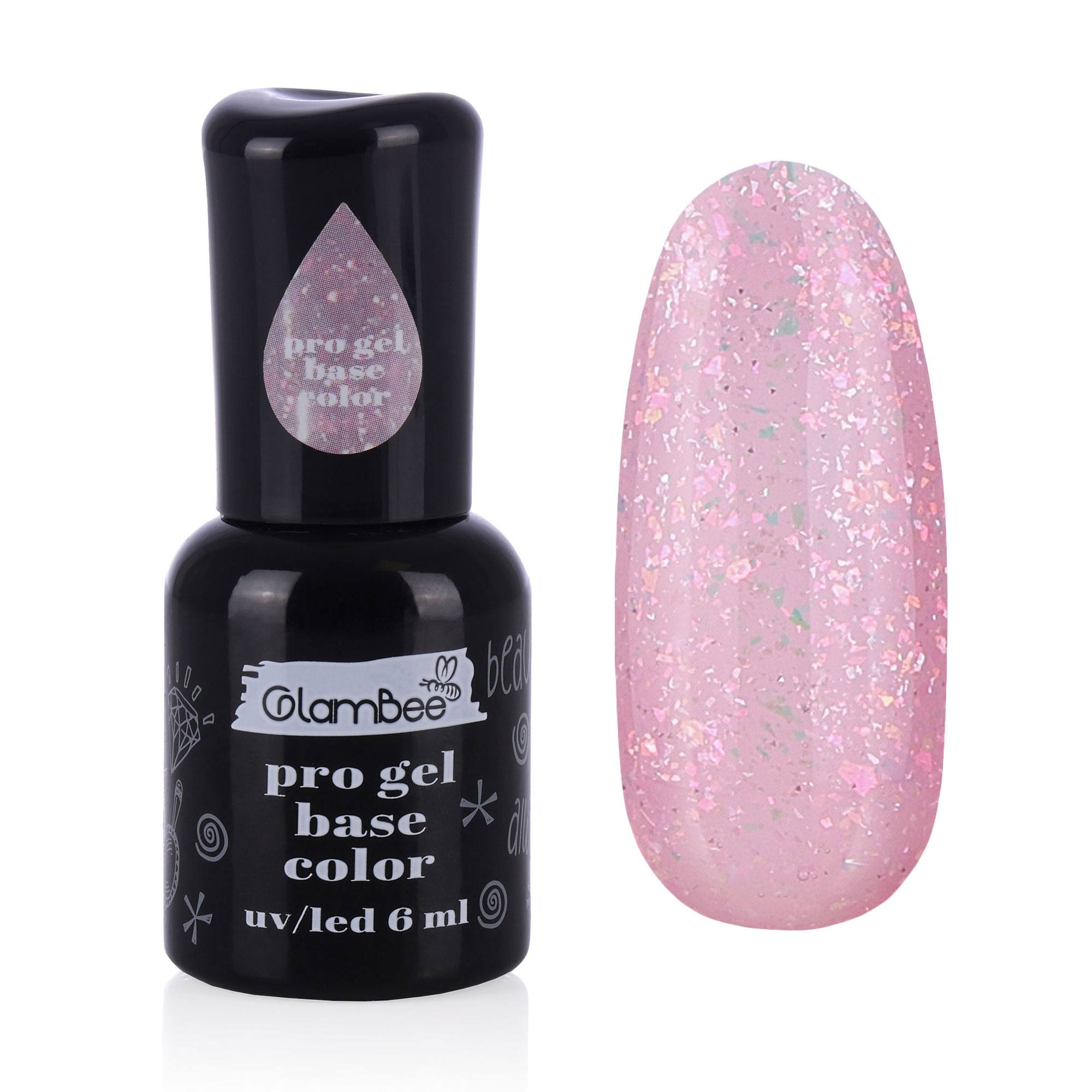 Базове покриття для гель-лаку GlamBee ProGel Base Color 10, 6 мл
Базове покриття для гель-лаку GlamBee ProGel Base Color 10, 6 мл