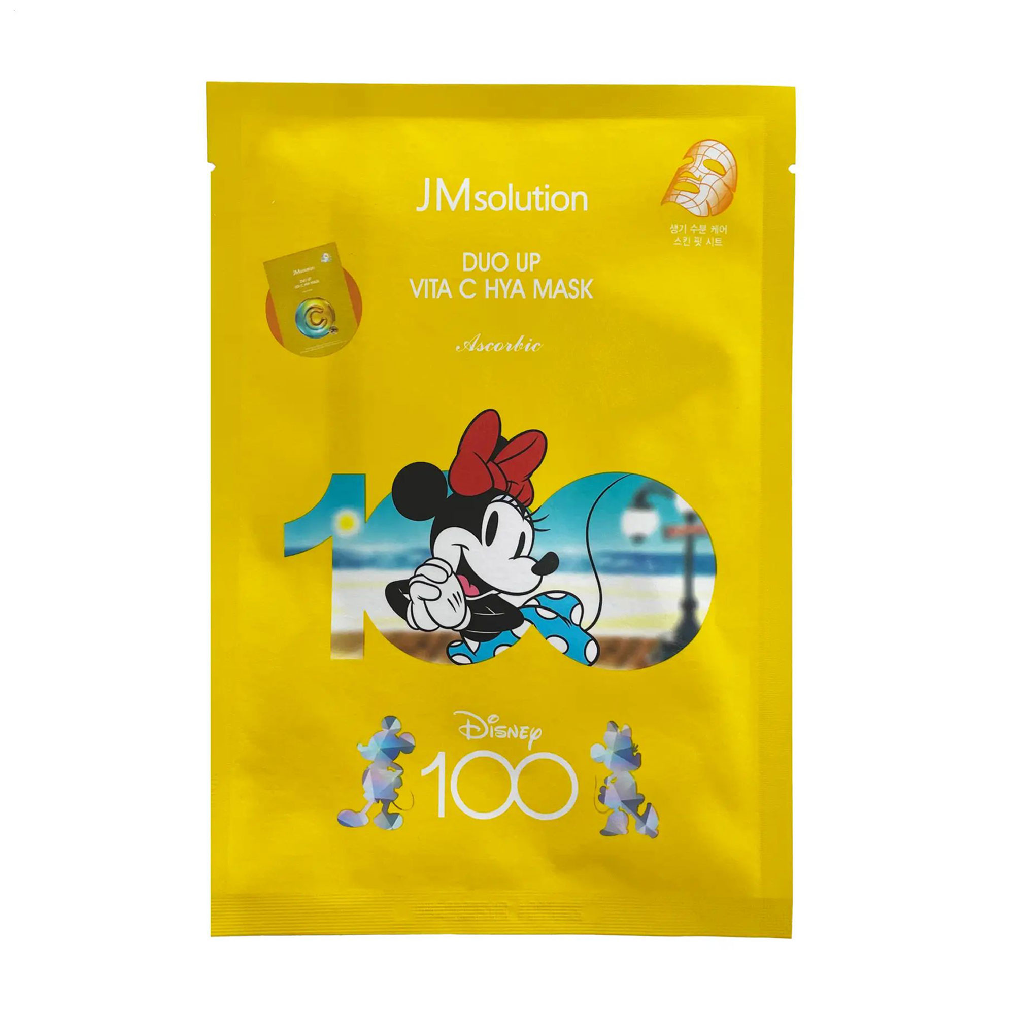 Тканинна маска для обличчя JMsolution Disney100 Duo Up Vita C Hya Mask з вітаміном C та гіалуроновою кислотою, 30 мл
Тканинна маска для обличчя JMsolution Disney100 Duo Up Vita C Hya Mask з вітаміном C та гіалуроновою кислотою, 30 мл