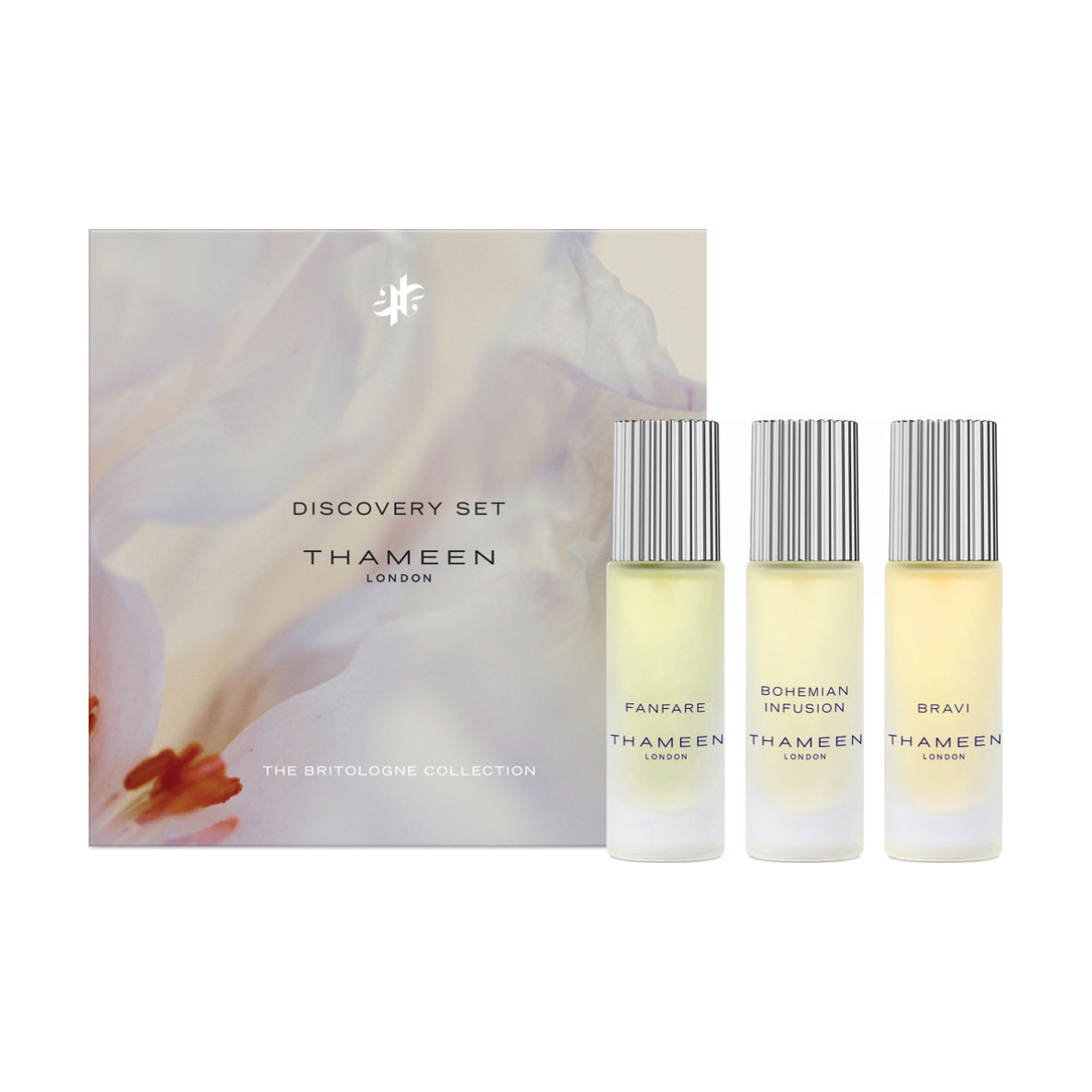 Парфумований набір унісекс Thameen Britologne Collection Set (Bravi, 10 мл + Bohemian Infusion, 10 мл + Fanfare, 10 мл)
Парфумований набір унісекс Thameen Britologne Collection Set (Bravi, 10 мл + Bohemian Infusion, 10 мл + Fanfare, 10 мл)