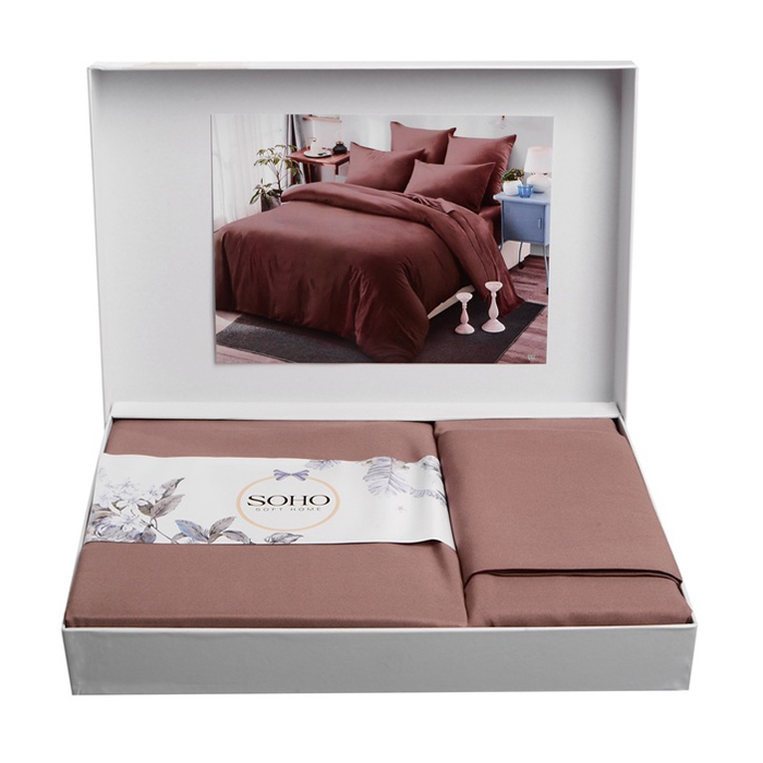 Комплект постільної білизни Soho Lounge One Сappuccino, 200*230 см (простирадло, 230*250 см + підковдра, 200*230 см + 2 наволочки, 50*70 см) (6998922)
Комплект постільної білизни Soho Lounge One Сappuccino, 200*230 см (простирадло, 230*250 см + підковдра, 200*230 см + 2 наволочки, 50*70 см) (6998922)