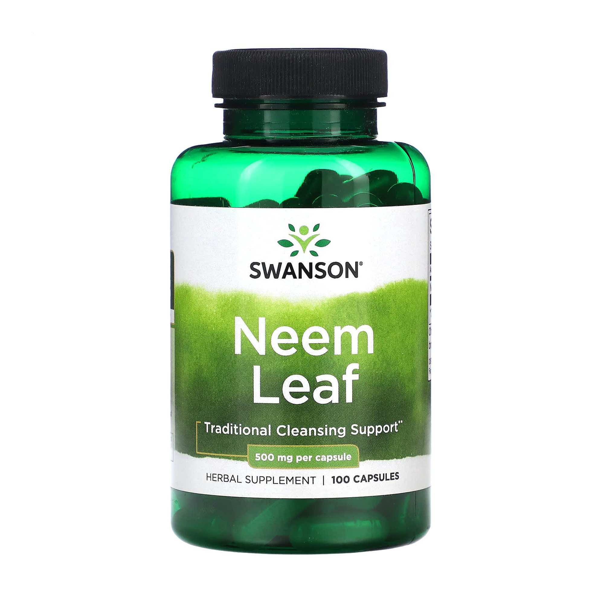 Листя німу Swanson Neem Leaf 500 мг, 100 капсул
Листя німу Swanson Neem Leaf 500 мг, 100 капсул