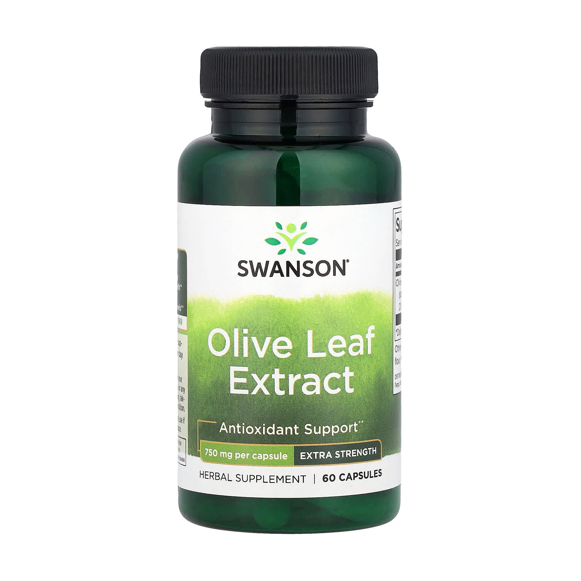 Екстракт оливкового листя Swanson Olive Leaf Extract 750 мг, 60 капсул
Екстракт оливкового листя Swanson Olive Leaf Extract 750 мг, 60 капсул