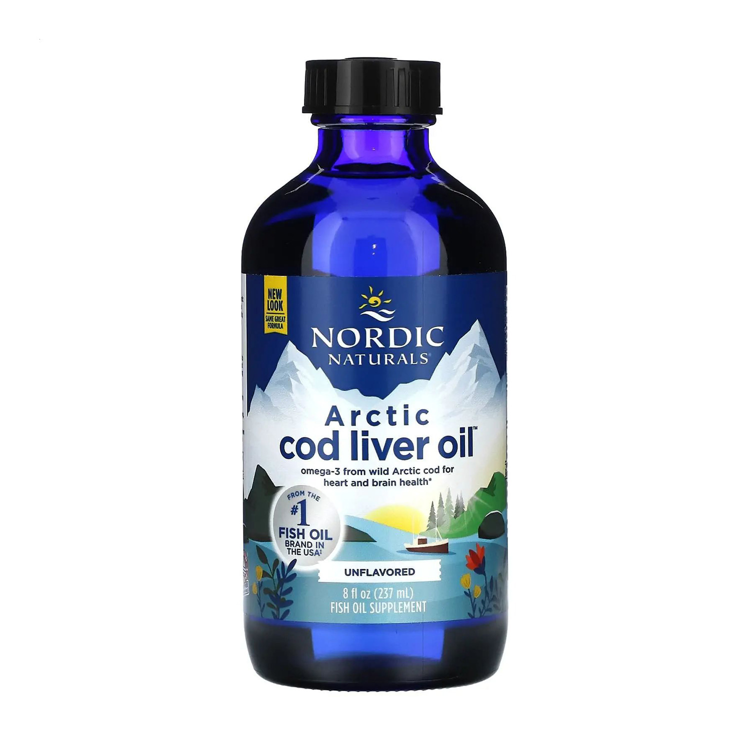 Риб'ячий жир з печінки тріски Nordic Naturals Arctic Cod Liver Oil без смаку, 1060 мг, в рідині, 237 мл
Риб'ячий жир з печінки тріски Nordic Naturals Arctic Cod Liver Oil без смаку, 1060 мг, в рідині, 237 мл