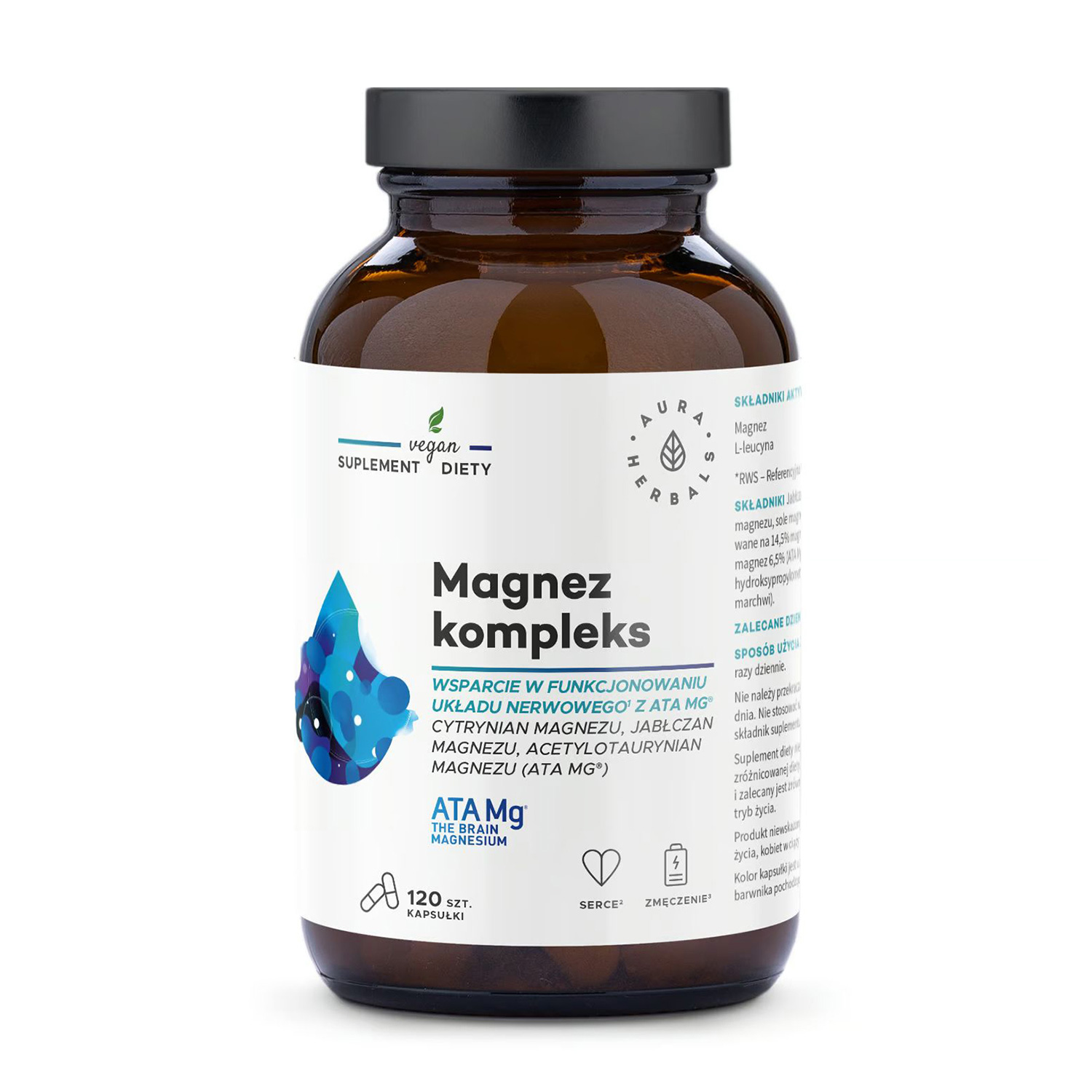 Магнієвий комплекс Aura Herbals Magnesium Complex ATA Mg, 120 капсул
Магнієвий комплекс Aura Herbals Magnesium Complex ATA Mg, 120 капсул