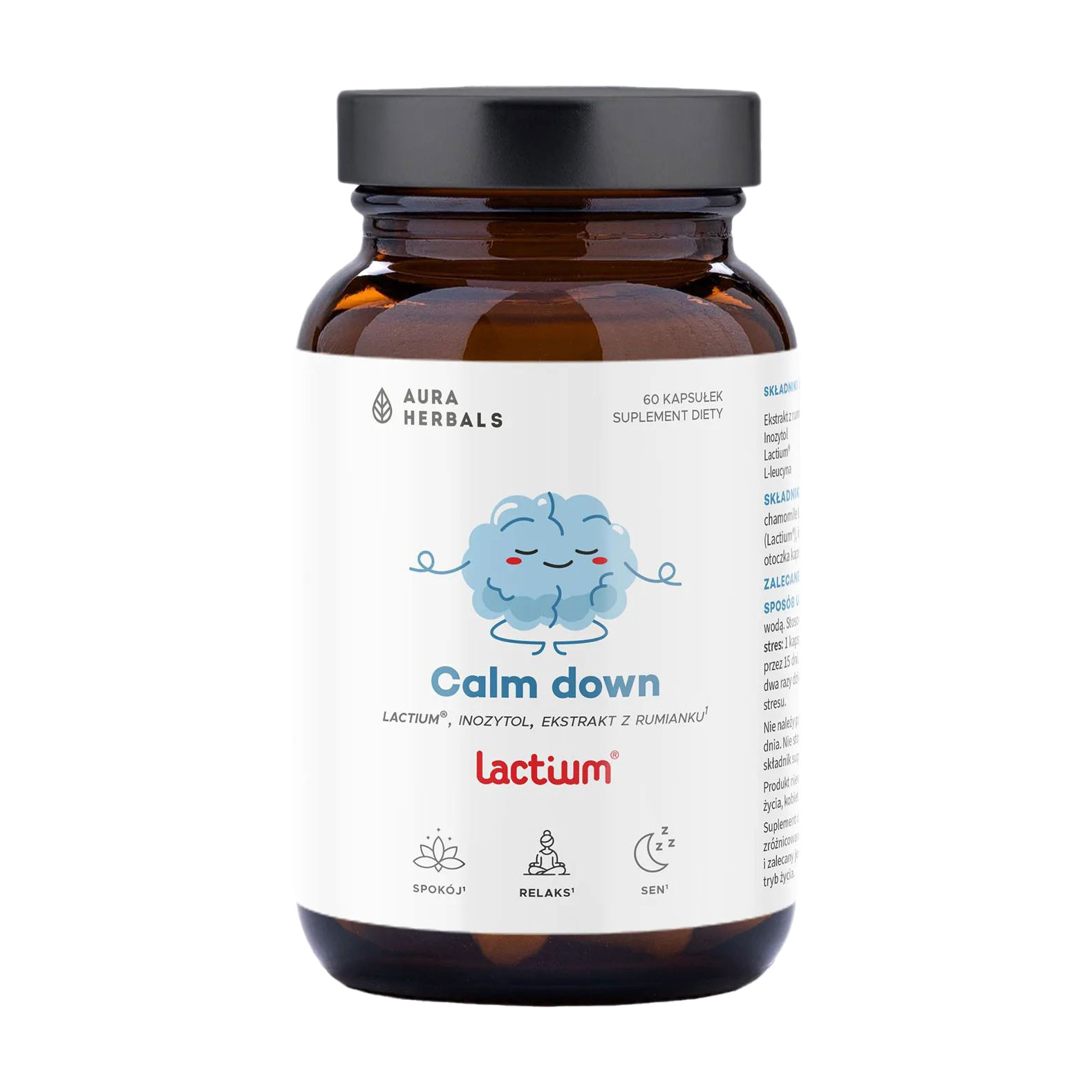 Комплекс від стресу Aura Herbals Calm Down Lactium, 60 капсул
Комплекс від стресу Aura Herbals Calm Down Lactium, 60 капсул