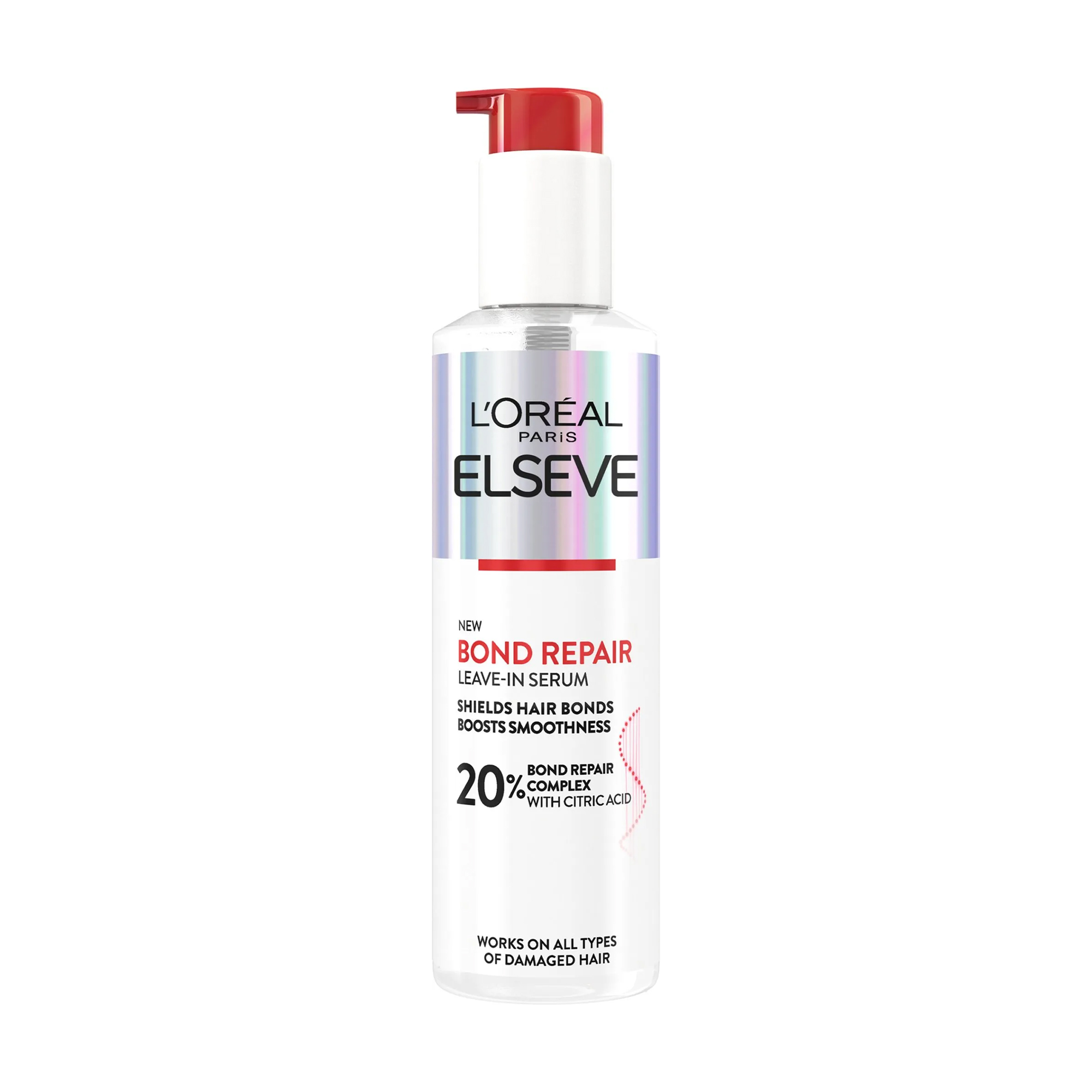 Незмивна сироватка L'Oreal Paris Elseve Bond Repair Serum для відновлення пошкодженого волосся, 150 мл
Незмивна сироватка L'Oreal Paris Elseve Bond Repair Serum для відновлення пошкодженого волосся, 150 мл
