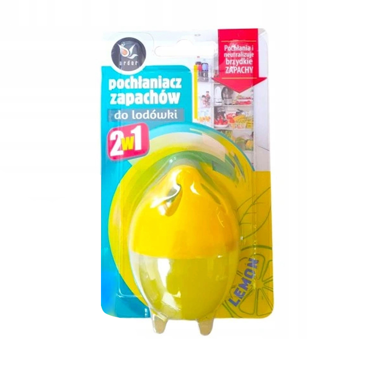 Уцінка! Поглинач запаху в холодильник 2 в 1 Ardor Лимон, 30 г
Уцінка! Поглинач запаху в холодильник 2 в 1 Ardor Лимон, 30 г