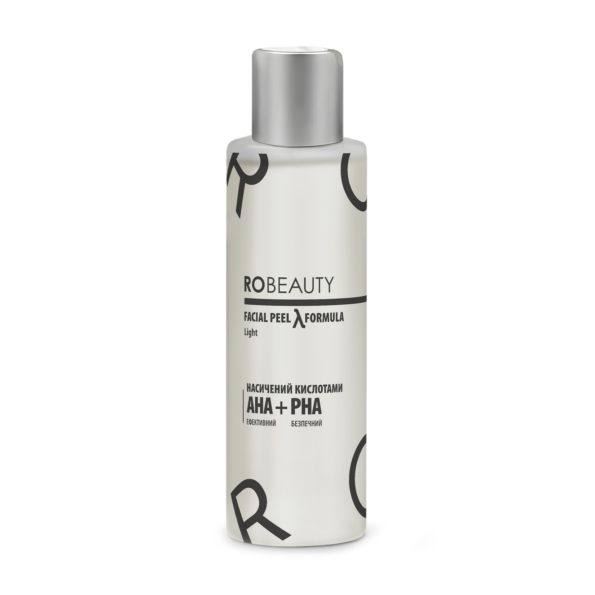 Пілінг-лосьйон для обличчя RoBeauty Facial Peel Formula AHA + PHA, Light, 110 мл
Пілінг-лосьйон для обличчя RoBeauty Facial Peel Formula AHA + PHA, Light, 110 мл