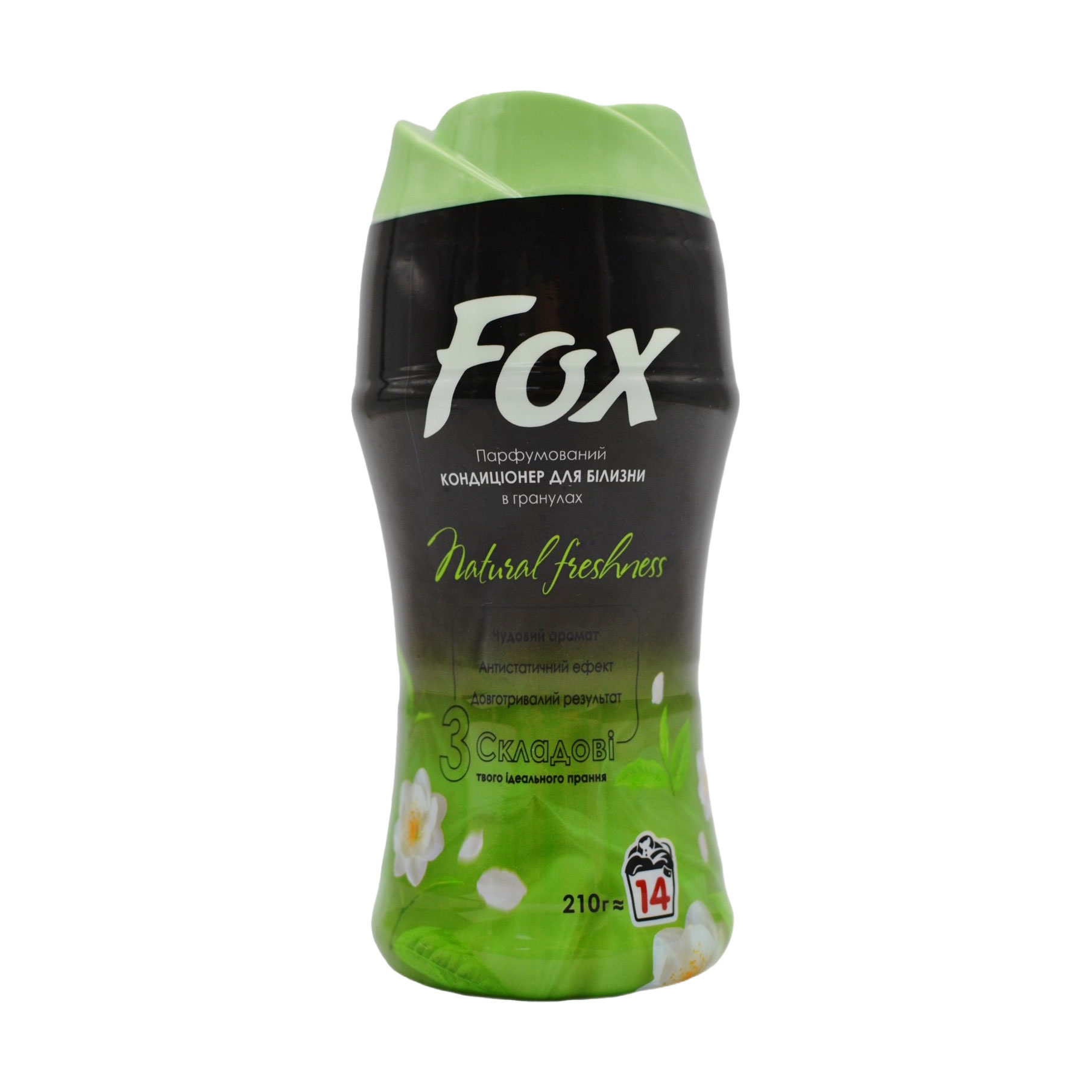 Парфумований кондиціонер для прання Fox Natural Freshness в гранулах, 14 циклів прання, 210 г
Парфумований кондиціонер для прання Fox Natural Freshness в гранулах, 14 циклів прання, 210 г