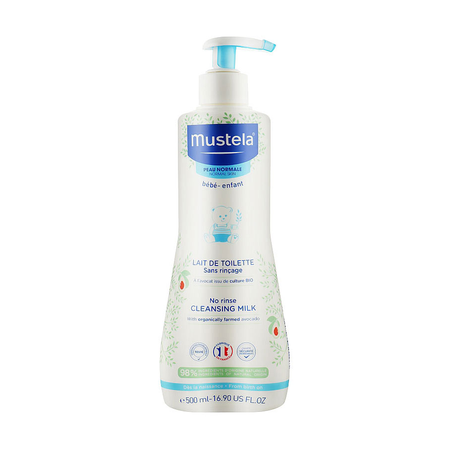 Дитяче очищувальне молочко Mustela No Rinse Cleansing Milk для нормальної шкіри тіла, 500 мл
Дитяче очищувальне молочко Mustela No Rinse Cleansing Milk для нормальної шкіри тіла, 500 мл