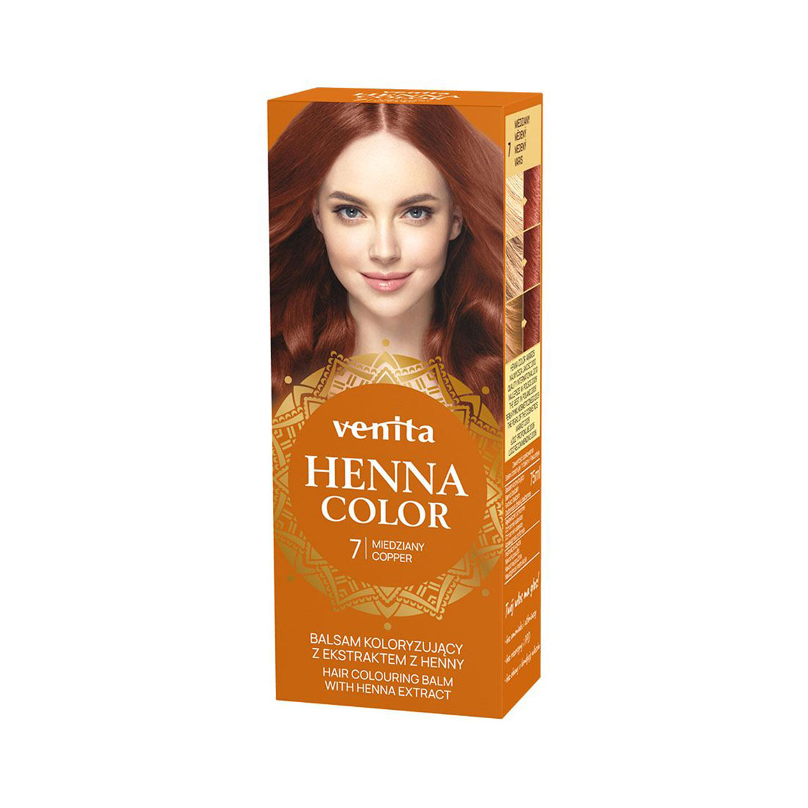 Відтінковий бальзам для волосся Venita Henna Color Hair Colouring Balm з екстрактом хни, 07 Copper, 50 мл
Відтінковий бальзам для волосся Venita Henna Color Hair Colouring Balm з екстрактом хни, 07 Copper, 50 мл