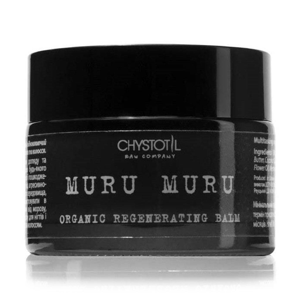 Органічний відновлювальний бальзам для обличчя Chystotil Muru Muru Organic Regenerating Balm, 15 мл
Органічний відновлювальний бальзам для обличчя Chystotil Muru Muru Organic Regenerating Balm, 15 мл