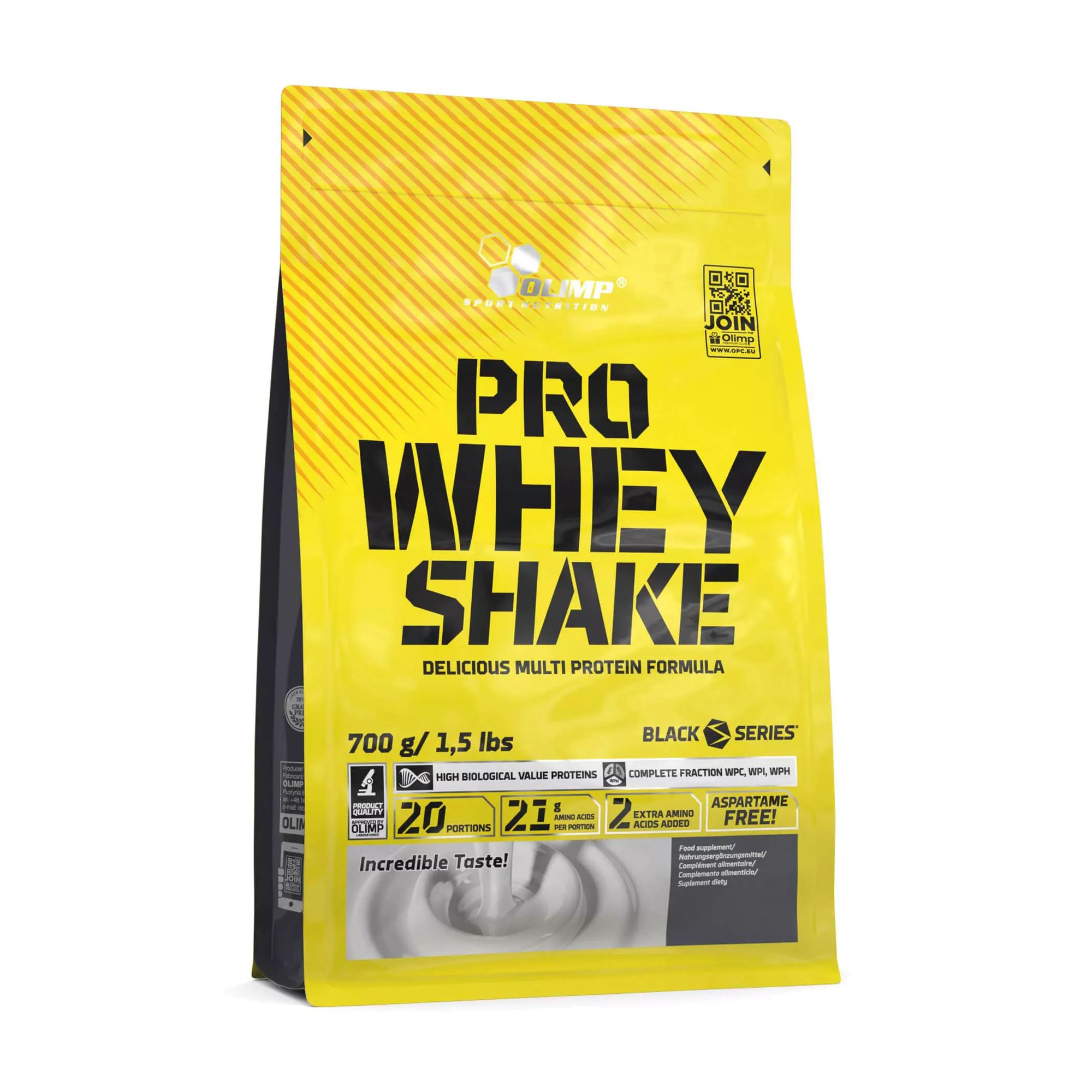 Протеїн Olimp Sport Nutrition Pro Whey Shake Ваніль, в порошку, 700 г
Протеїн Olimp Sport Nutrition Pro Whey Shake Ваніль, в порошку, 700 г
