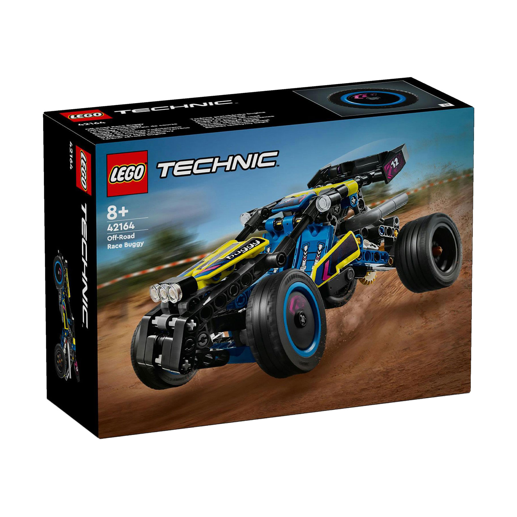 Конструктор LEGO Technic Позашляховик багі для перегонів, 219 деталей, від 8 років (42164)
Конструктор LEGO Technic Позашляховик багі для перегонів, 219 деталей, від 8 років (42164)