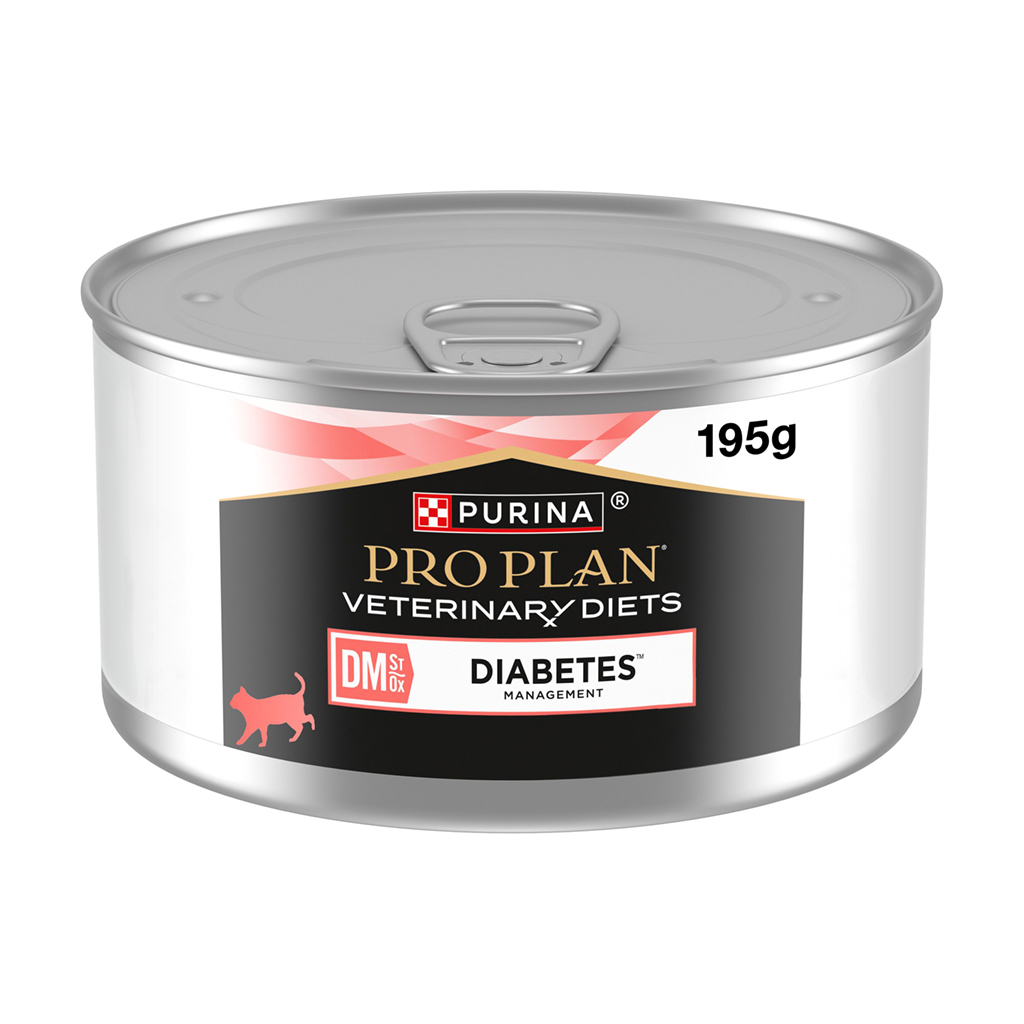 Вологий корм для дорослих котів Pro Plan Veterinary Diets DM ST/OX Diabetes Managment для регулювання надходження глюкози, мус, 195 г
Вологий корм для дорослих котів Pro Plan Veterinary Diets DM ST/OX Diabetes Managment для регулювання надходження глюкози, мус, 195 г