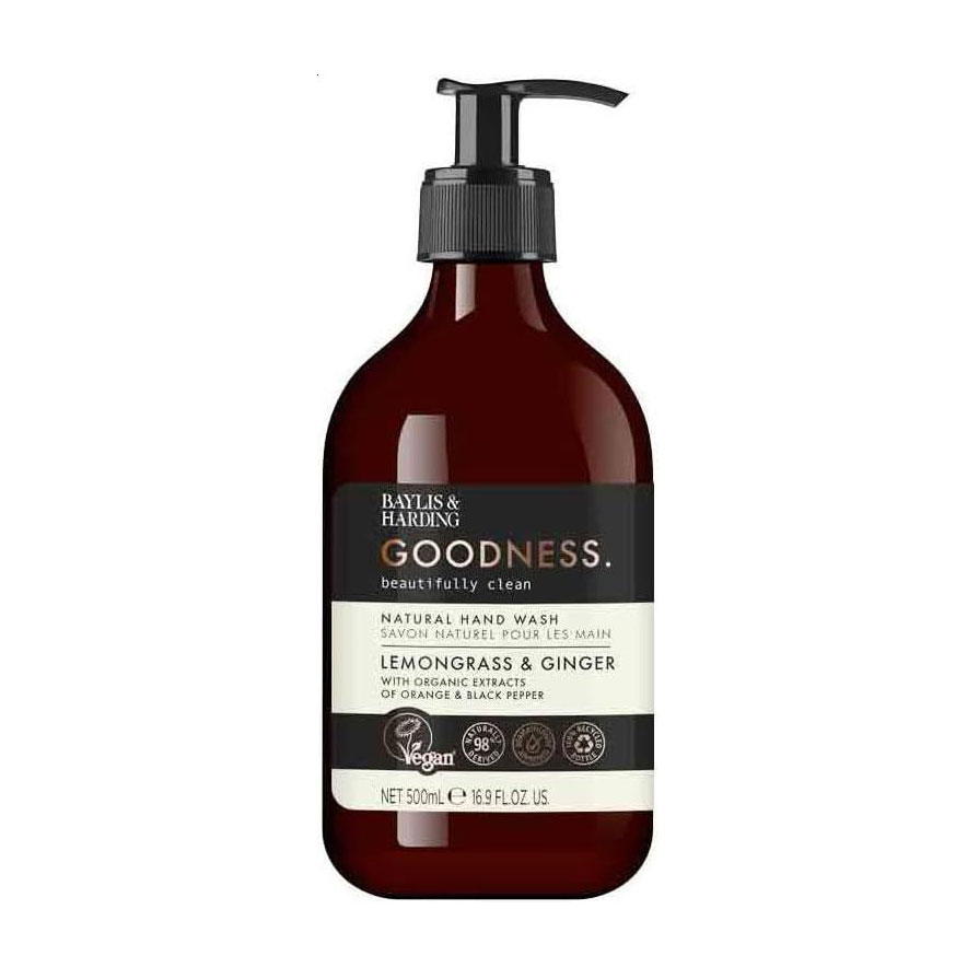 Уцінка! Рідке мило для рук Baylis & Harding Goodness Natural Hand Wash, Lemongrass & Ginger, 500 мл
Уцінка! Рідке мило для рук Baylis & Harding Goodness Natural Hand Wash, Lemongrass & Ginger, 500 мл
