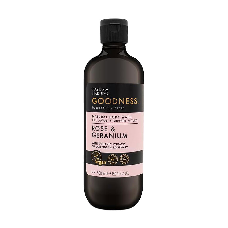 Гель для душу Baylis & Harding Goodness Natural Body Wash, Rose & Geranium, 500 мл
Гель для душу Baylis & Harding Goodness Natural Body Wash, Rose & Geranium, 500 мл