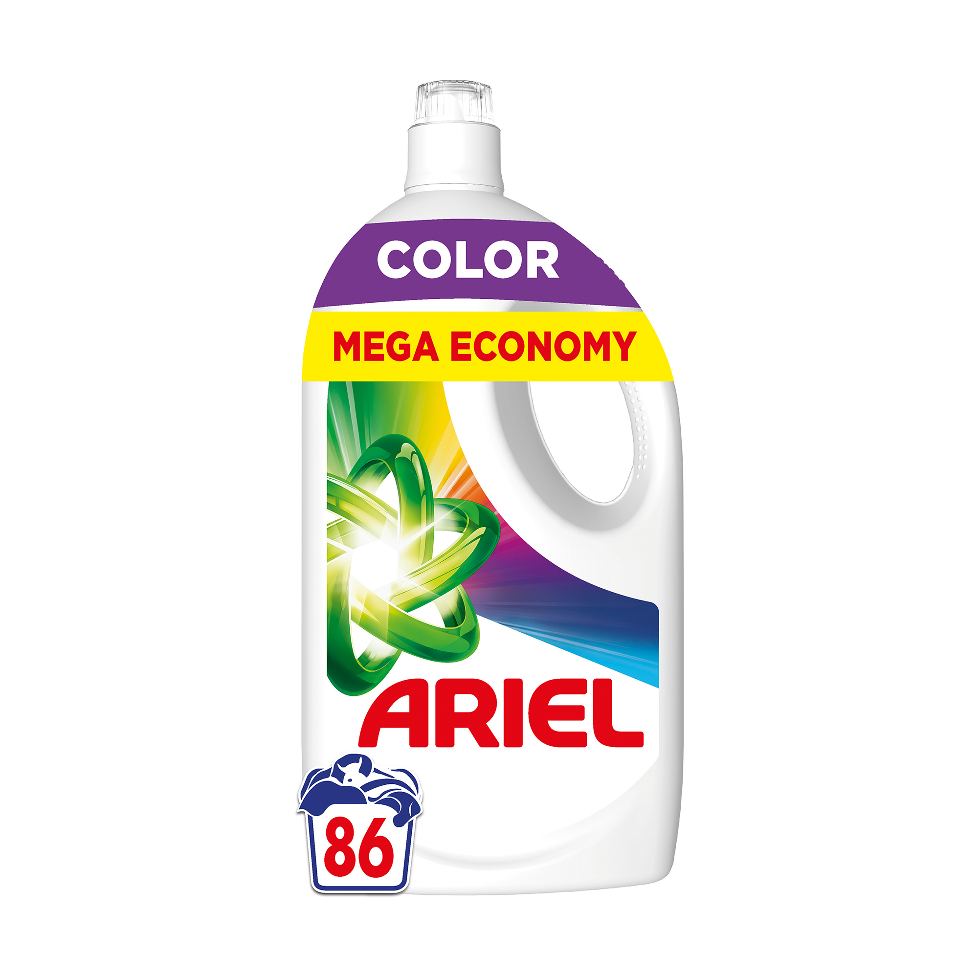 Гель для прання ARIEL Color для кольорових речей, 86 циклів прання, 3.87 л
Гель для прання ARIEL Color для кольорових речей, 86 циклів прання, 3.87 л