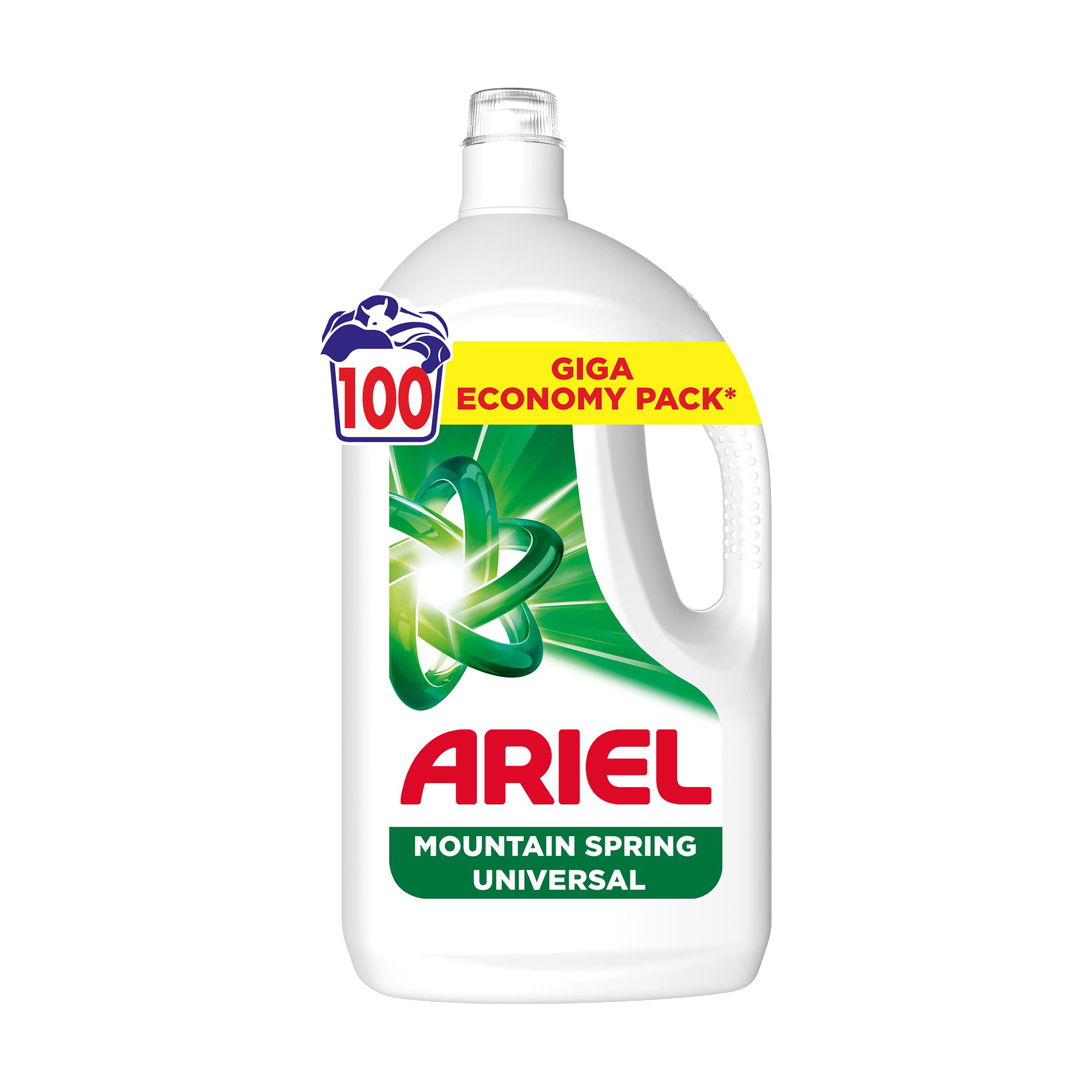 Гель для прання Ariel Гірське джерело, 100 циклів прання, 4.5 л
Гель для прання Ariel Гірське джерело, 100 циклів прання, 4.5 л