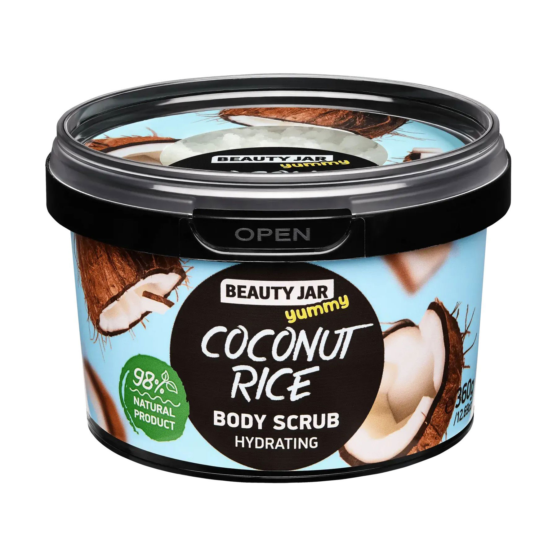 Скраб для тіла Beauty Jar Yummy Coconut Rice Hydrating Body Scrub Кокосовий рис, 360 г
Скраб для тіла Beauty Jar Yummy Coconut Rice Hydrating Body Scrub Кокосовий рис, 360 г