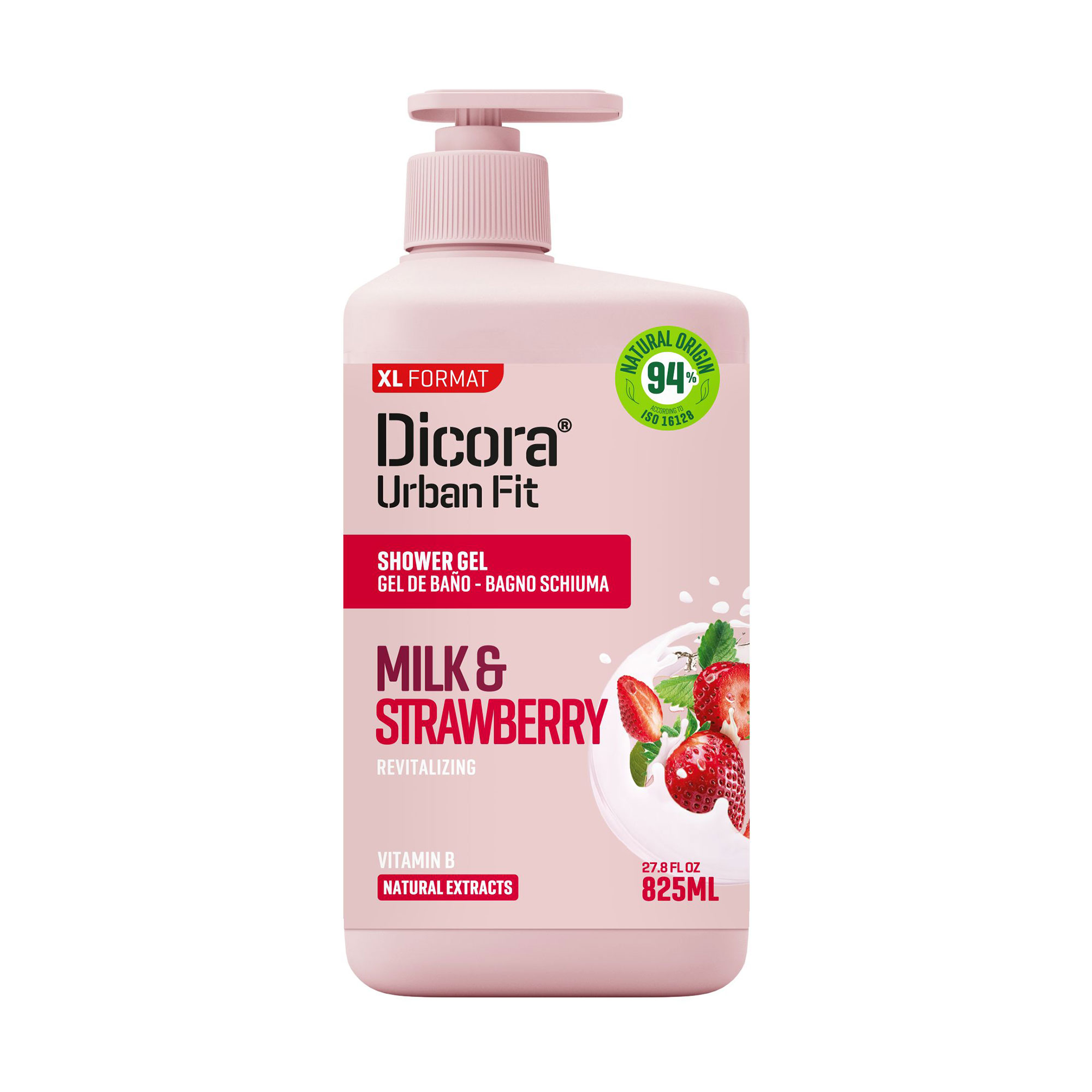 Живильний гель для душу Dicora Urban Fit Nourishing Shower Gel Молоко та полуниця, з вітаміном В, 825 мл
Живильний гель для душу Dicora Urban Fit Nourishing Shower Gel Молоко та полуниця, з вітаміном В, 825 мл
