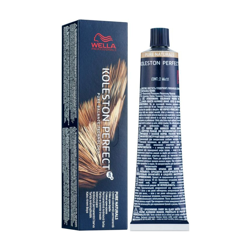 Стійка крем-фарба для волосся Wella Professionals Koleston Perfect Me+ Pure Naturals 44/02, 60 мл
Стійка крем-фарба для волосся Wella Professionals Koleston Perfect Me+ Pure Naturals 44/02, 60 мл