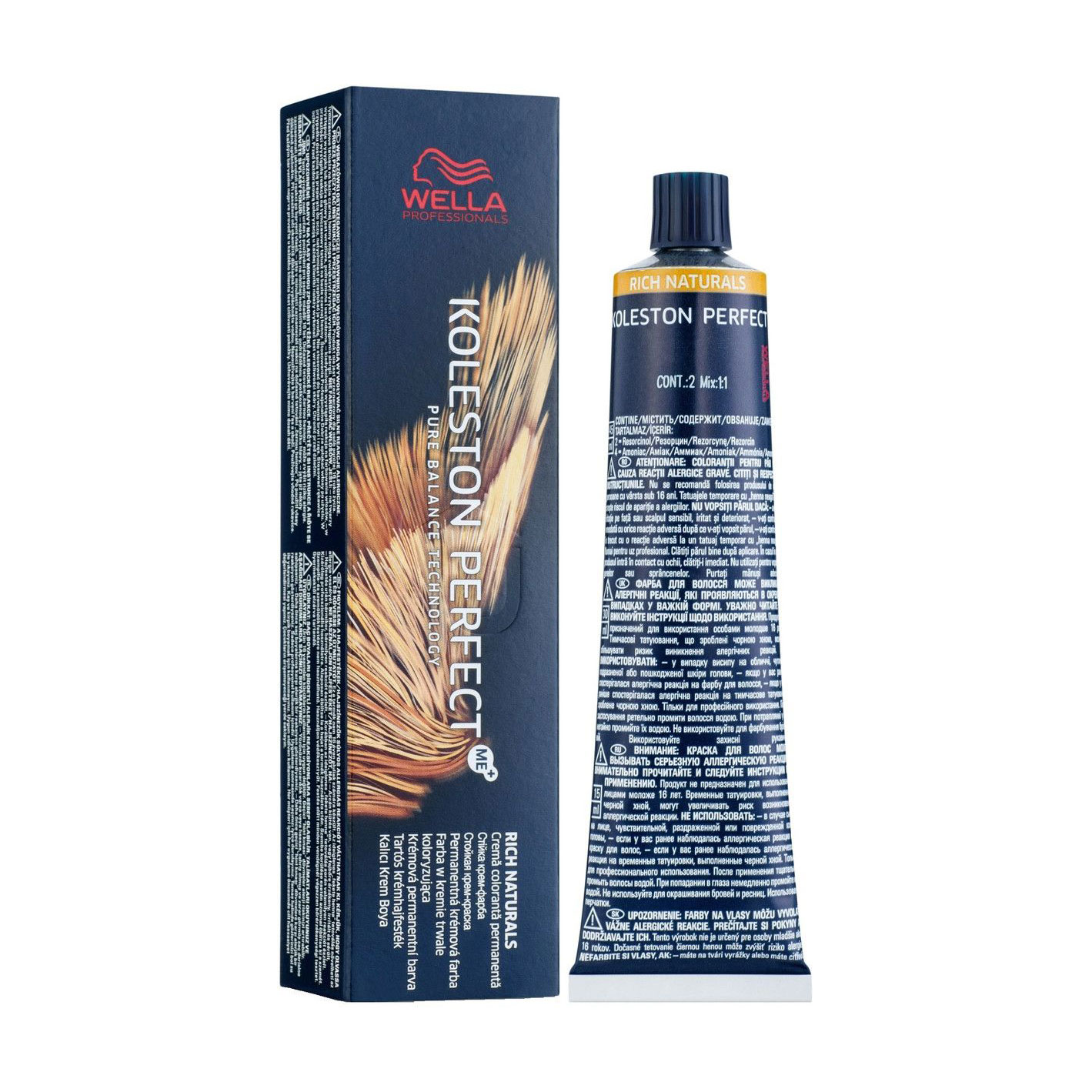 Стійка крем-фарба для волосся Wella Professionals Koleston Perfect Me+ Rich Naturals 5/82 Світлий коричневий синій матовий, 60 мл
Стійка крем-фарба для волосся Wella Professionals Koleston Perfect Me+ Rich Naturals 5/82 Світлий коричневий синій матовий, 60 мл