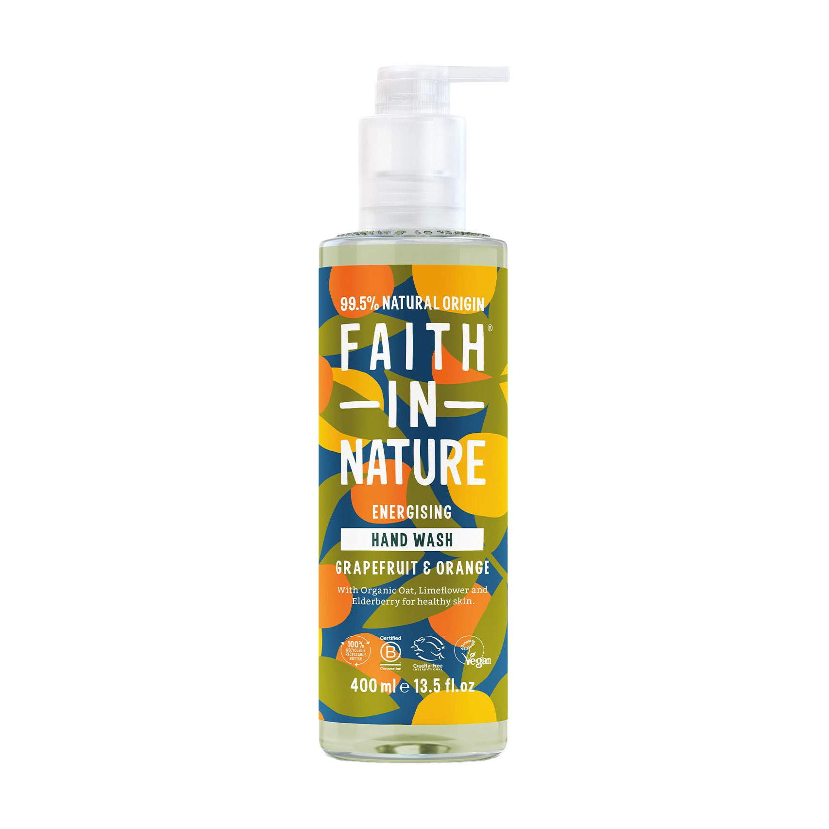 Рідке мило для рук Faith In Nature Energising Hand Wash з грейпфрутом та апельсином, 400 мл
Рідке мило для рук Faith In Nature Energising Hand Wash з грейпфрутом та апельсином, 400 мл