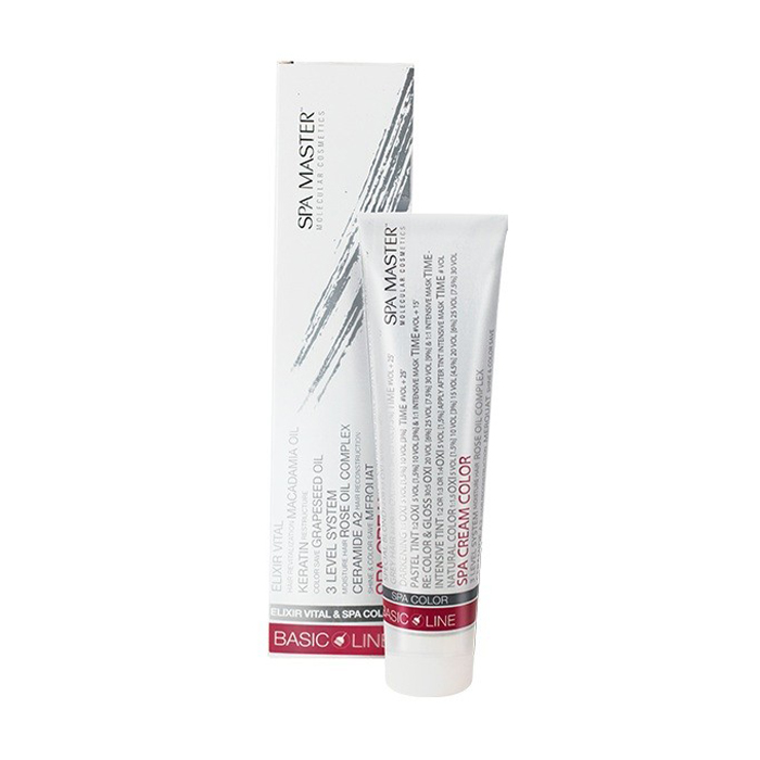 Перманентна крем-фарба для волосся Spa Master Basic Line Spa Cream Color 4/ON Шатен, 100 мл
Перманентна крем-фарба для волосся Spa Master Basic Line Spa Cream Color 4/ON Шатен, 100 мл