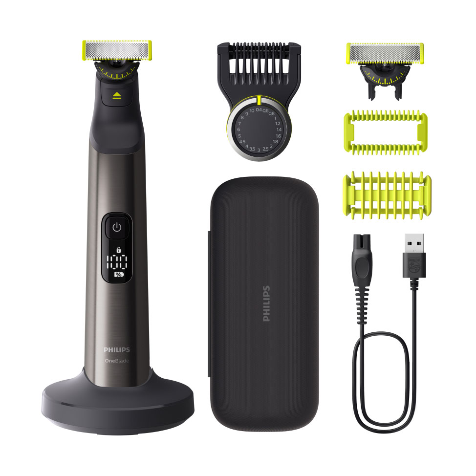 Електростанок для обличчя та тіла Philips OneBlade Pro 360 чоловічий (QP6652/61)
Електростанок для обличчя та тіла Philips OneBlade Pro 360 чоловічий (QP6652/61)