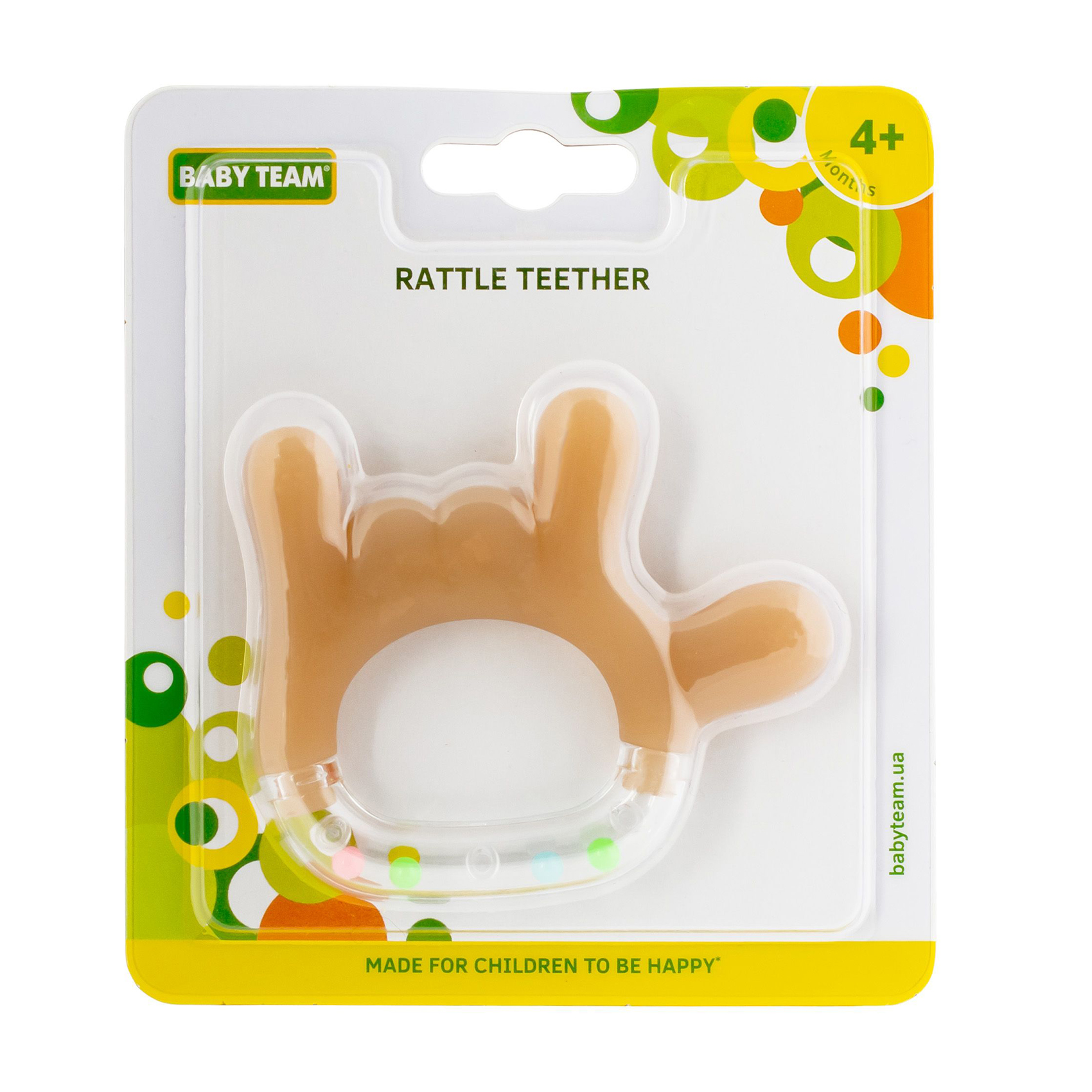 Брязкальце-прорізувач для зубів Baby Team, від 4 місяців (4038)
Брязкальце-прорізувач для зубів Baby Team, від 4 місяців (4038)